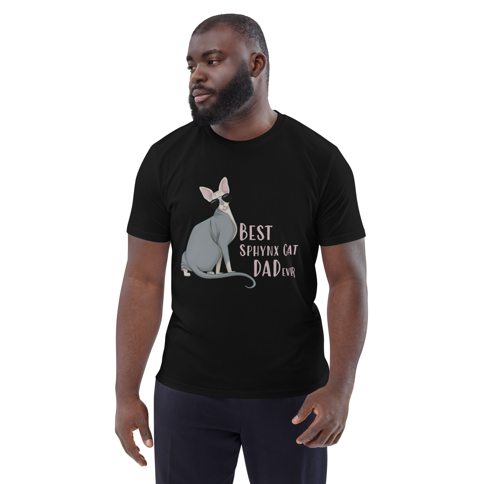 "BEST SPHYNX CAT DAD" UNISEX ECO TEE