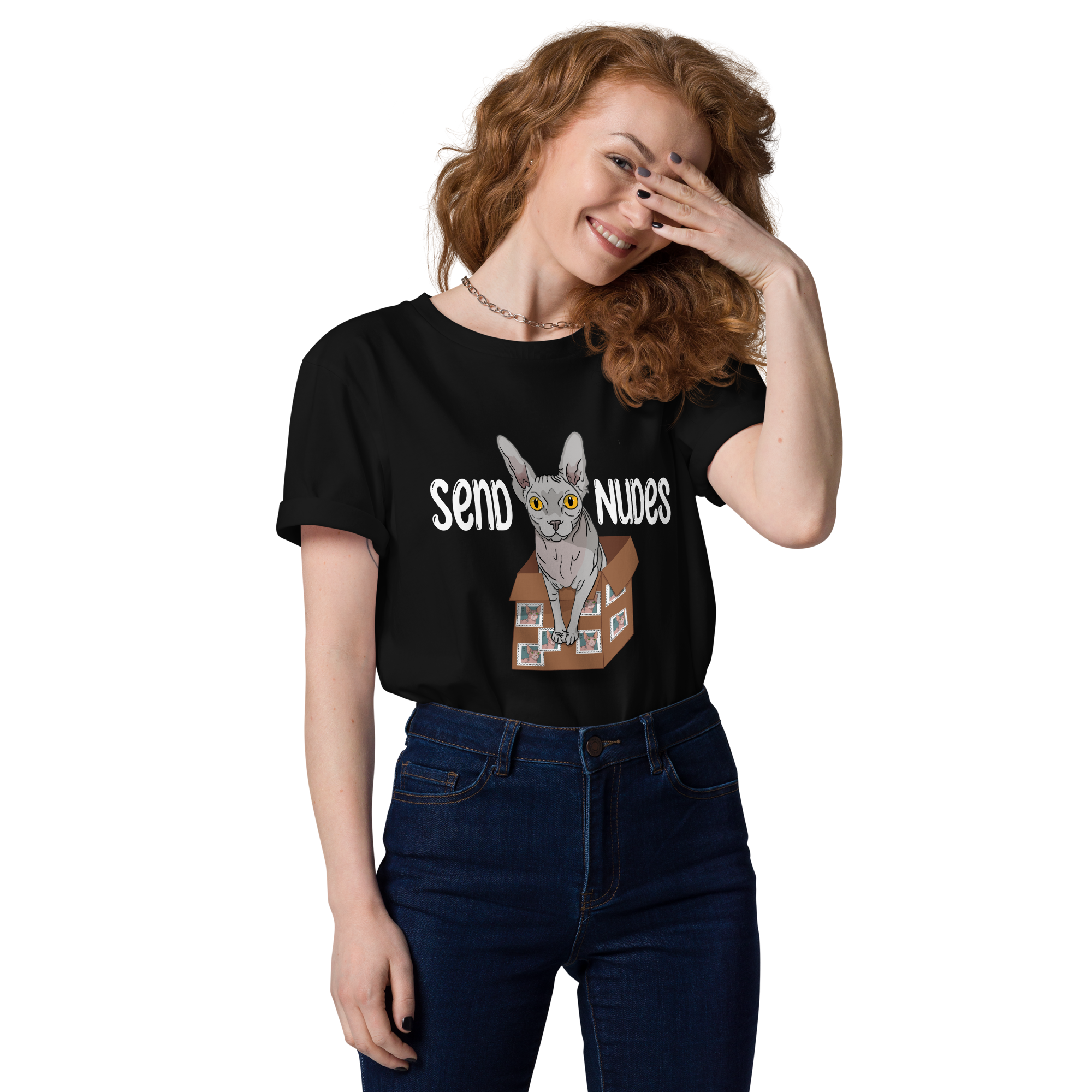 "SEND NUDES" UNISEX ECO TEE