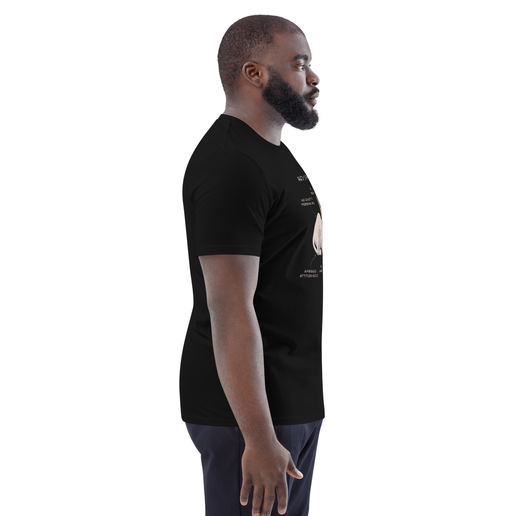 "ANATOMY OF A SPHYNX" UNISEX ORGANIC TEE