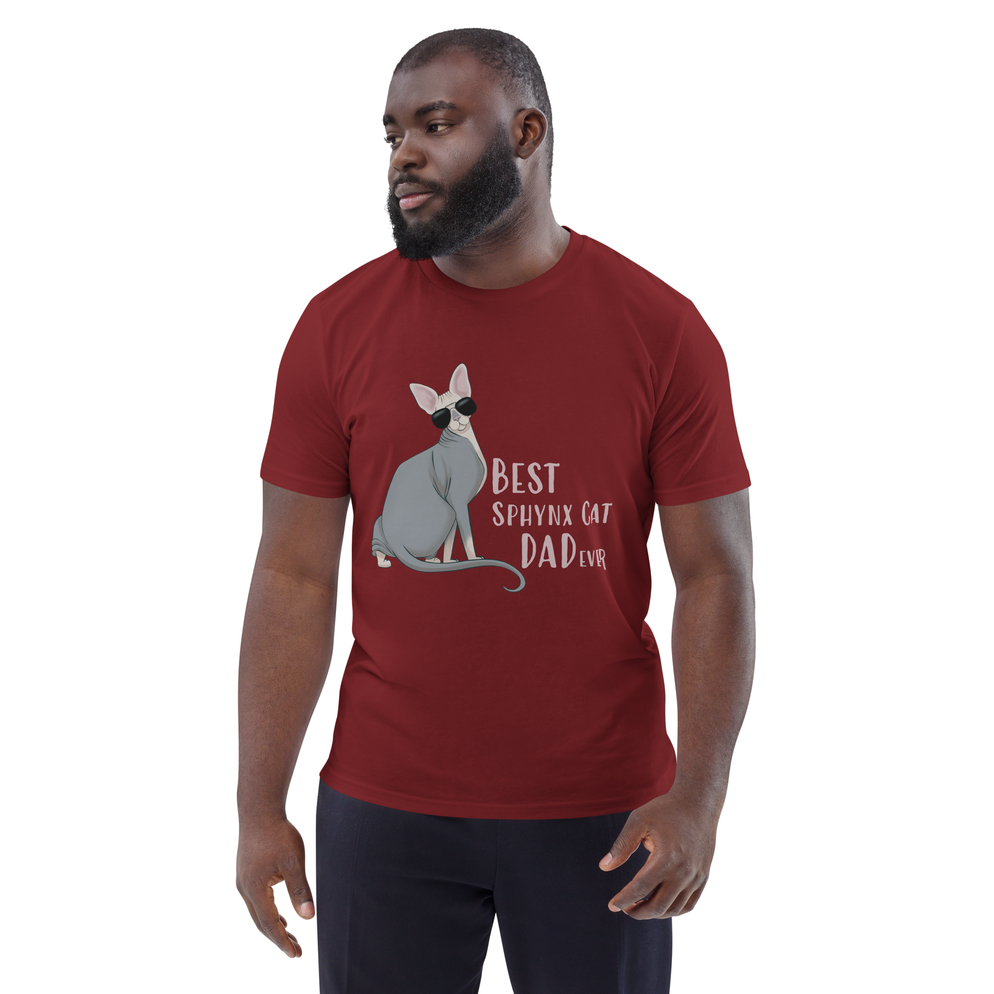 "BEST SPHYNX CAT DAD" UNISEX ECO TEE