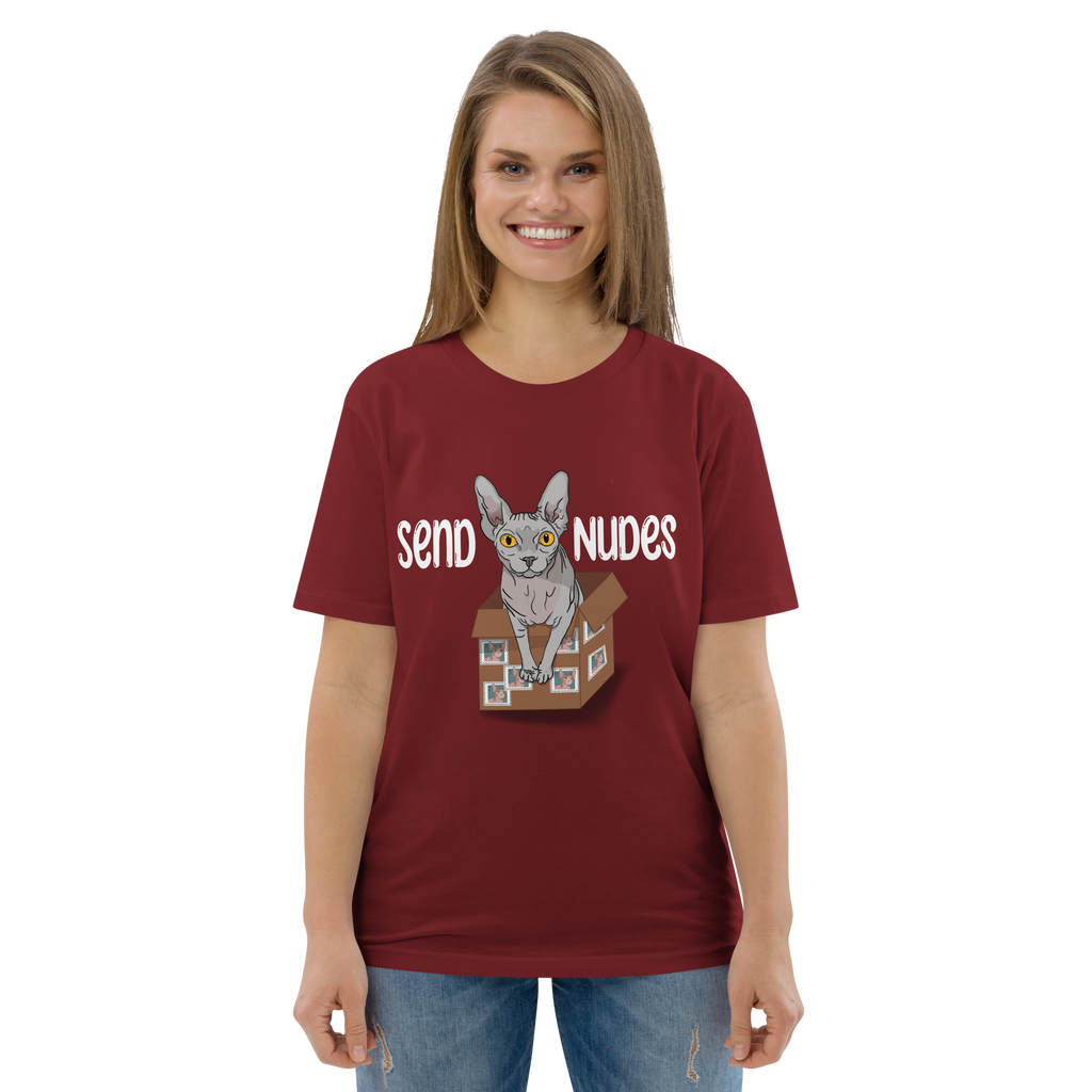 "SEND NUDES" UNISEX ECO TEE