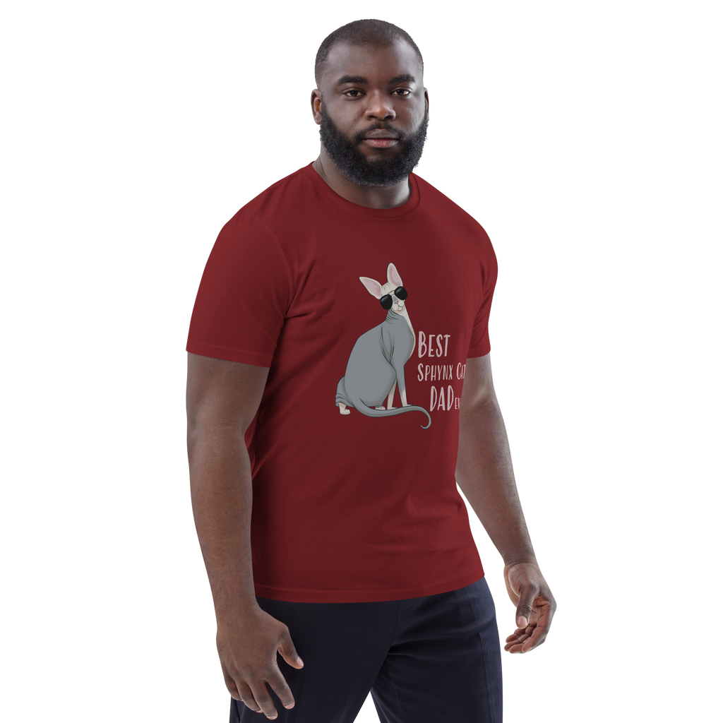 "BEST SPHYNX CAT DAD" UNISEX ECO TEE