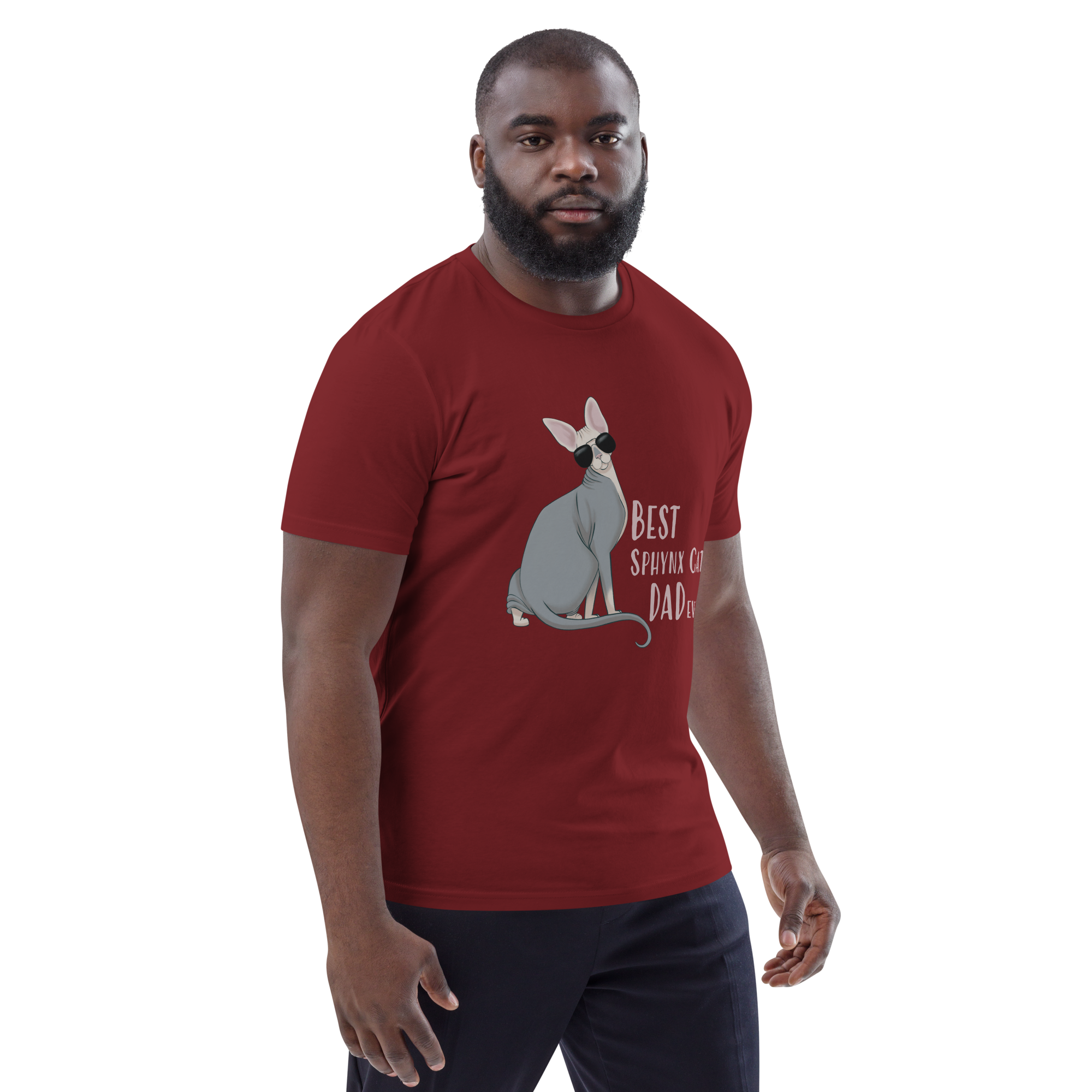 "BEST SPHYNX CAT DAD" UNISEX ECO TEE