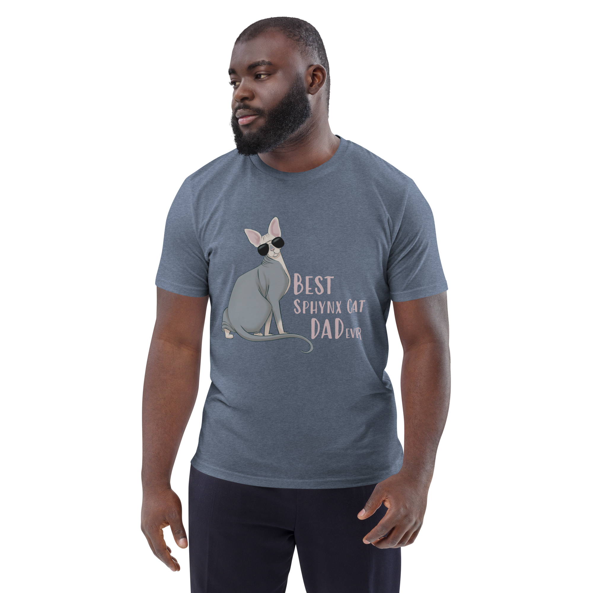 "BEST SPHYNX CAT DAD" UNISEX ECO TEE