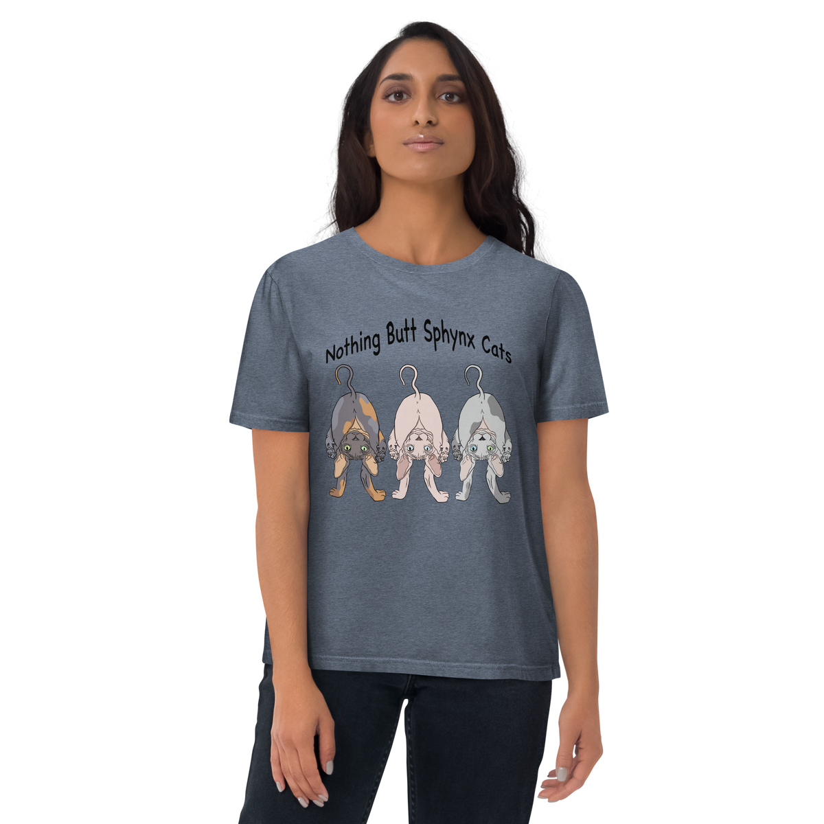 "NOTHING BUTT SPHYNX" UNISEX ECO TEE