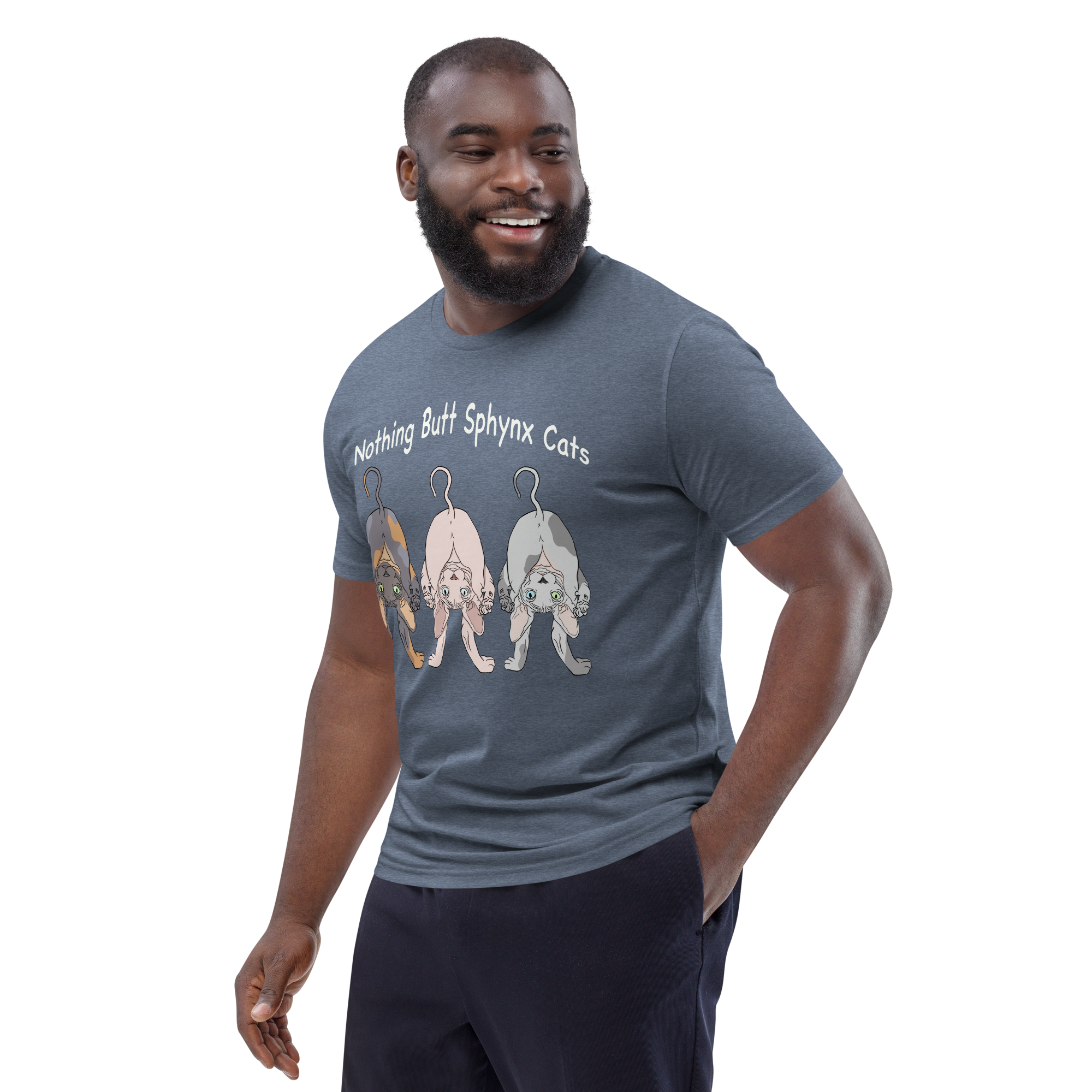 "NOTHING BUTT SPHYNX CATS" UNISEX ECO TEE