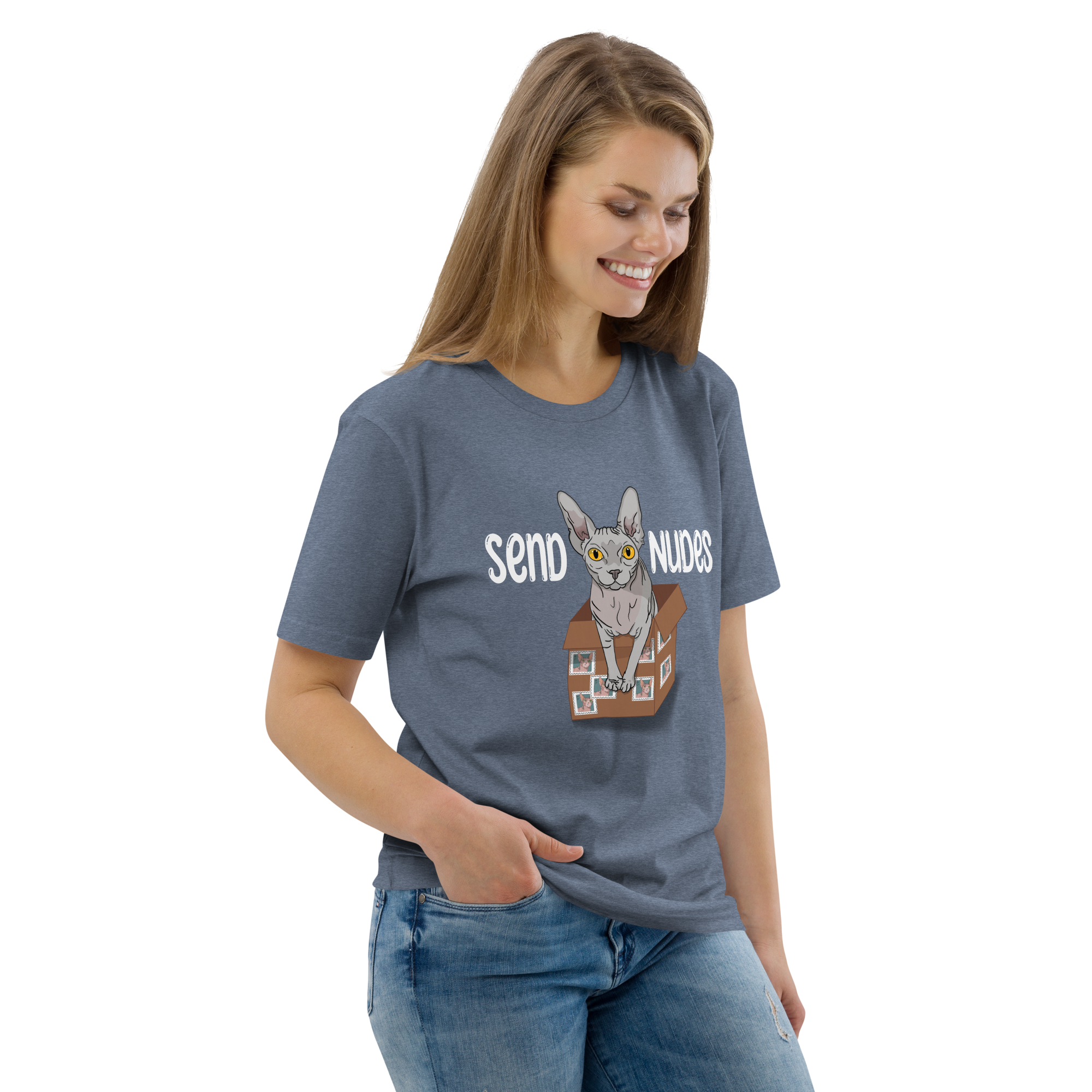 "SEND NUDES" UNISEX ECO TEE