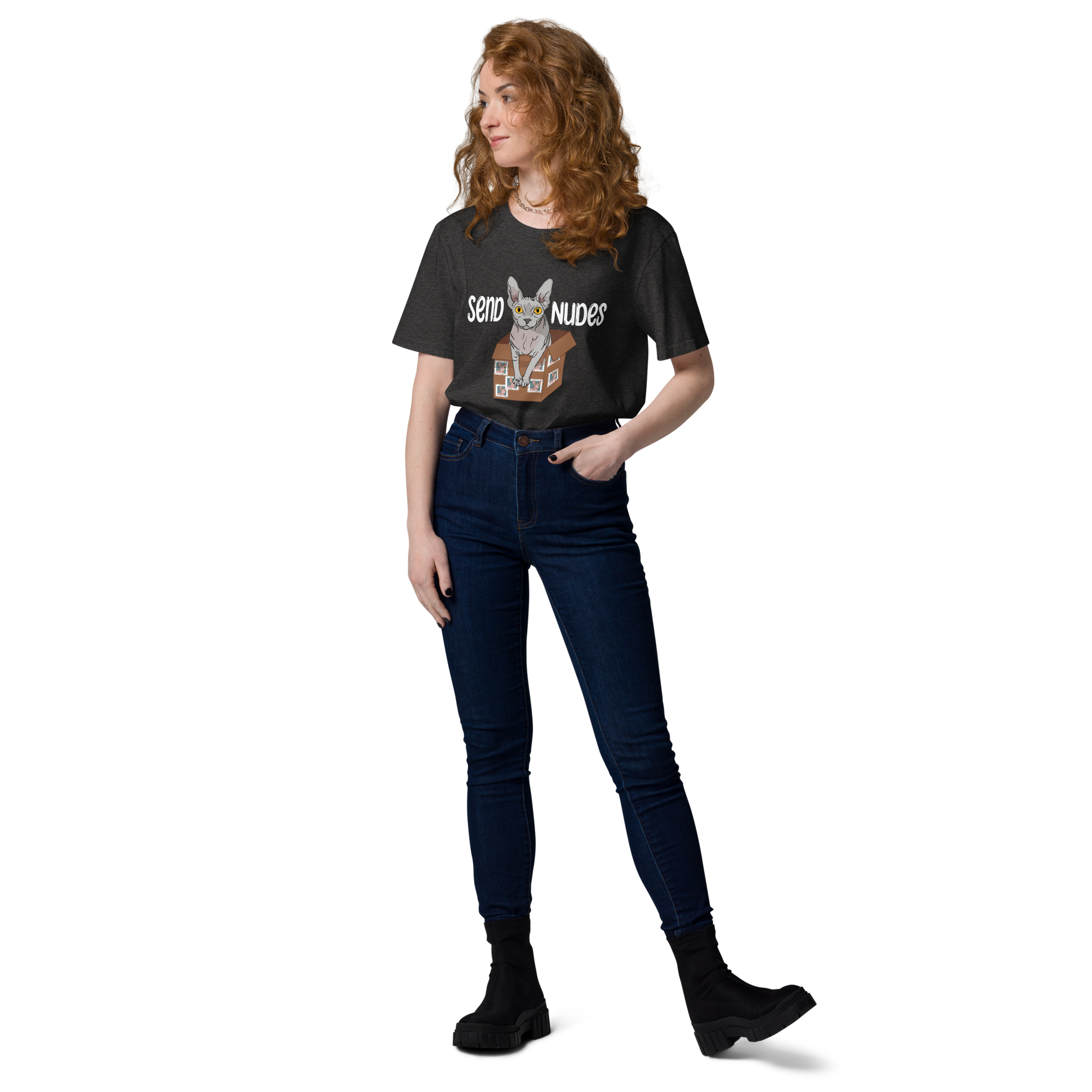 "SEND NUDES" UNISEX ECO TEE