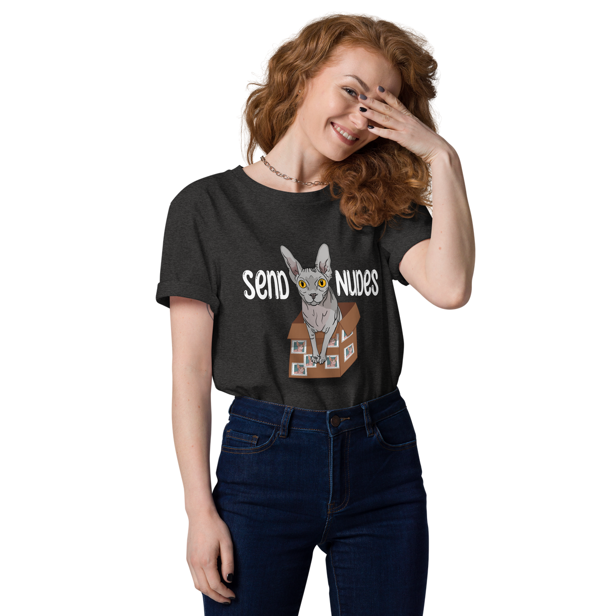 "SEND NUDES" UNISEX ECO TEE