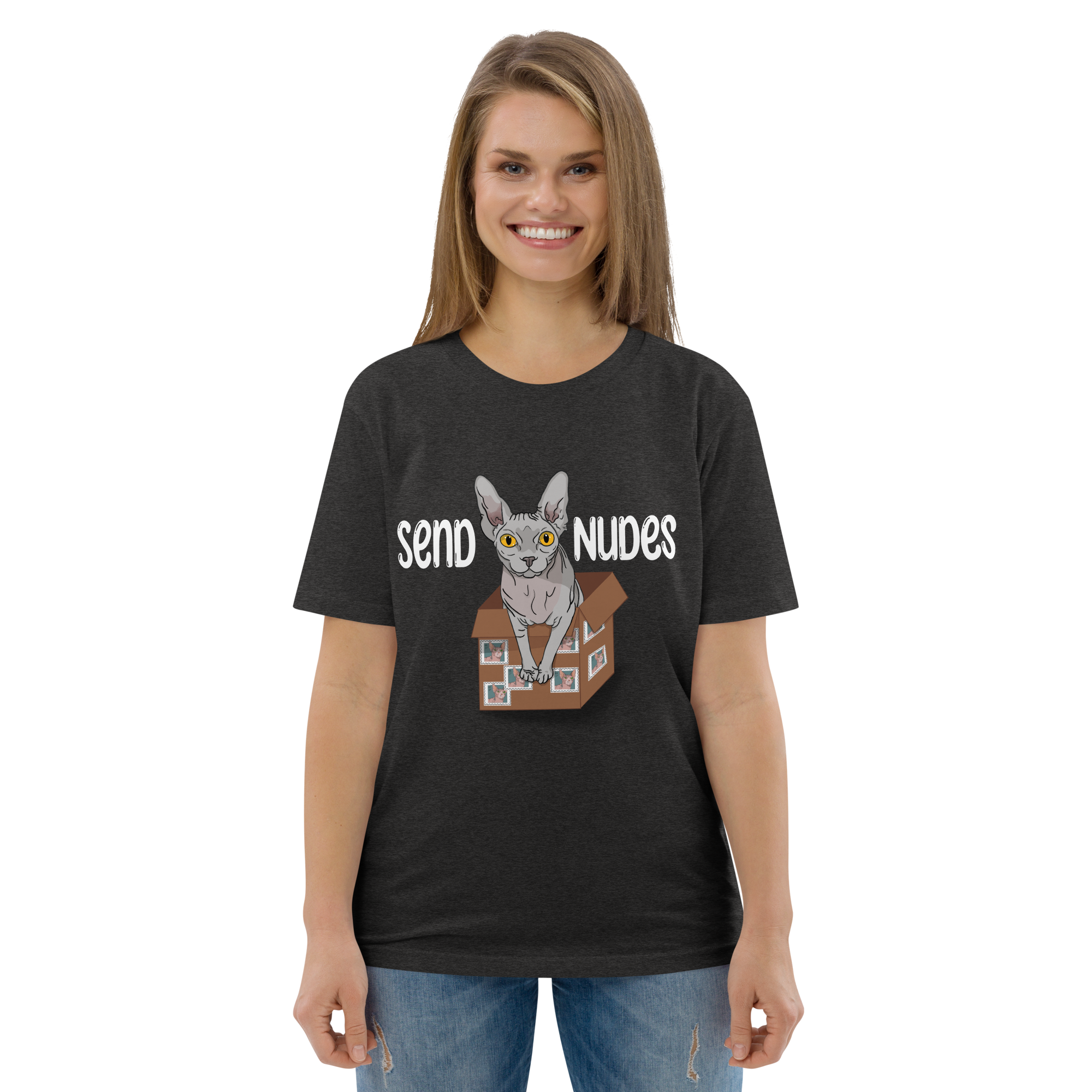 "SEND NUDES" UNISEX ECO TEE