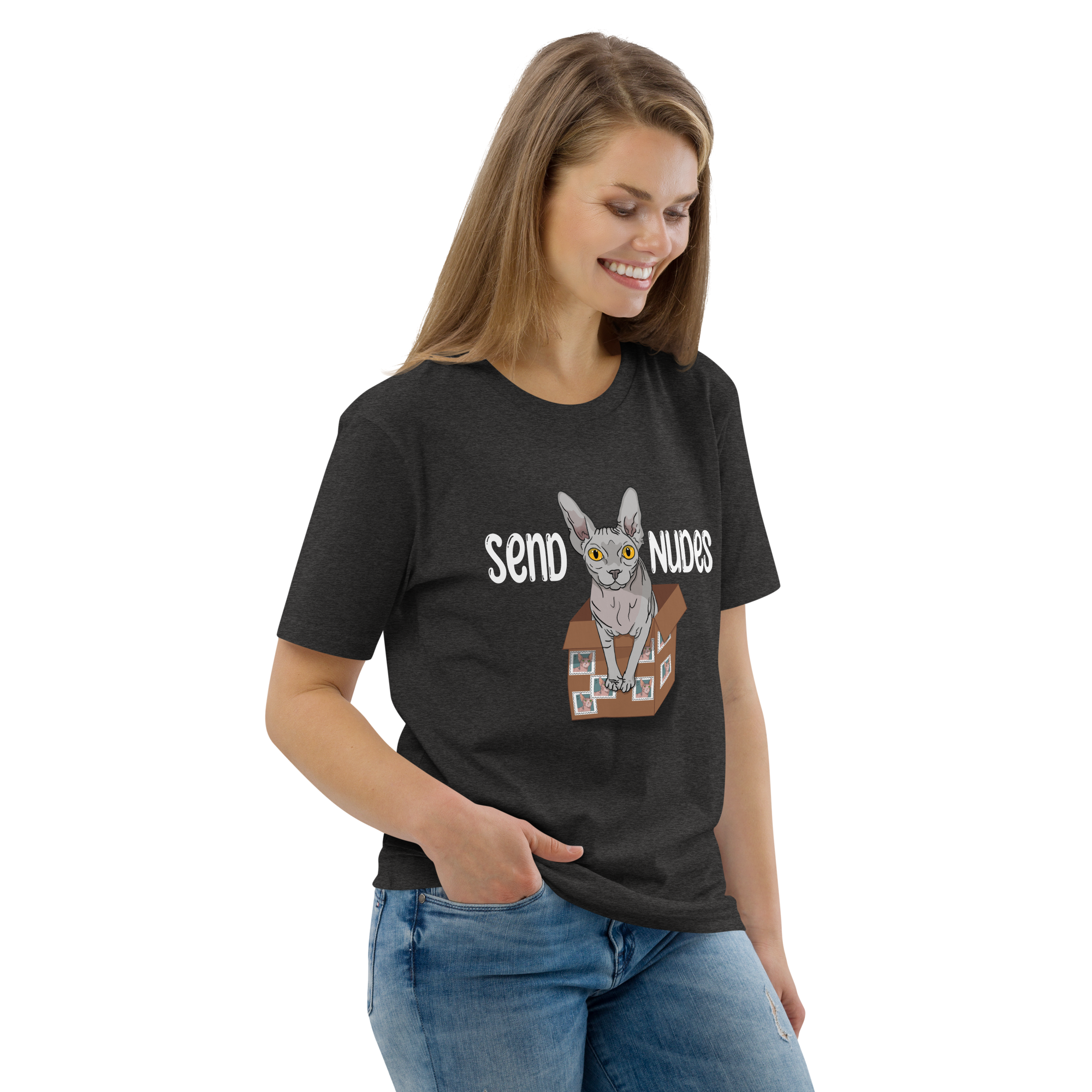 "SEND NUDES" UNISEX ECO TEE