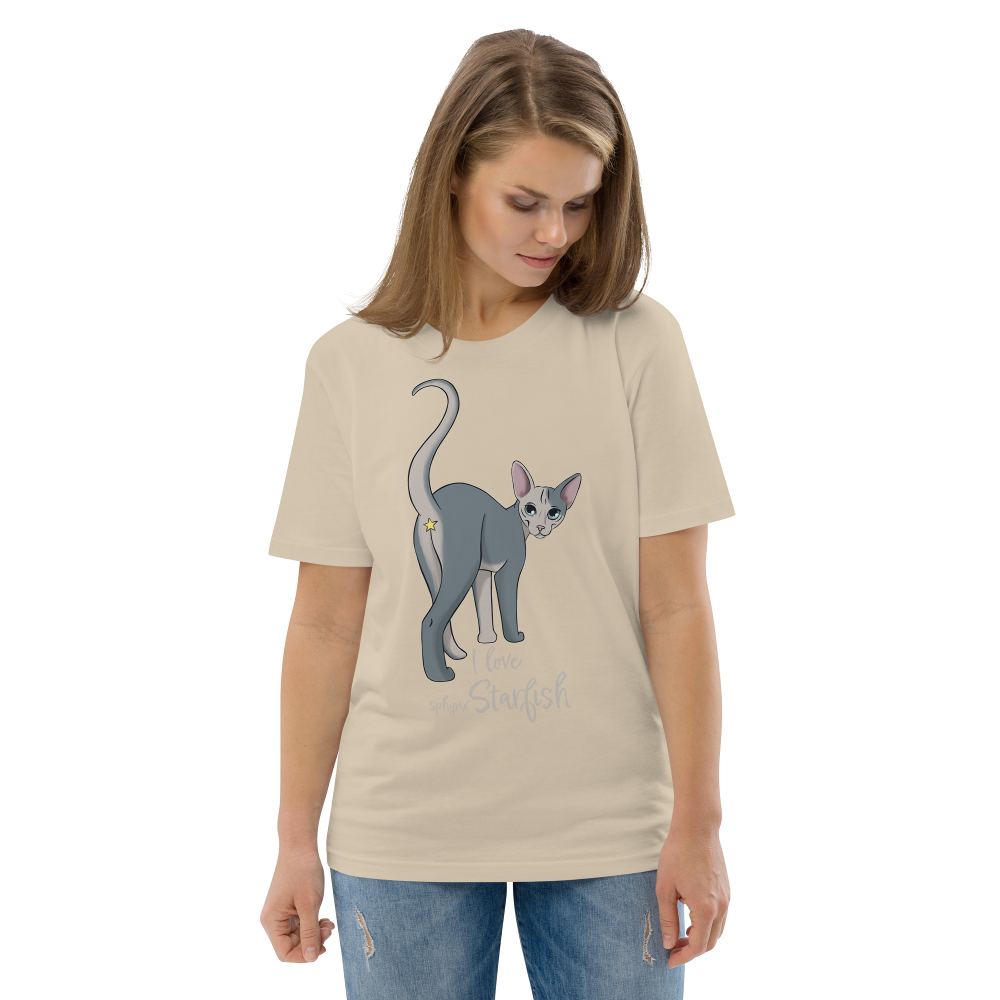 "I LOVE SPHYNX STARFISH" UNISEX ECO TEE