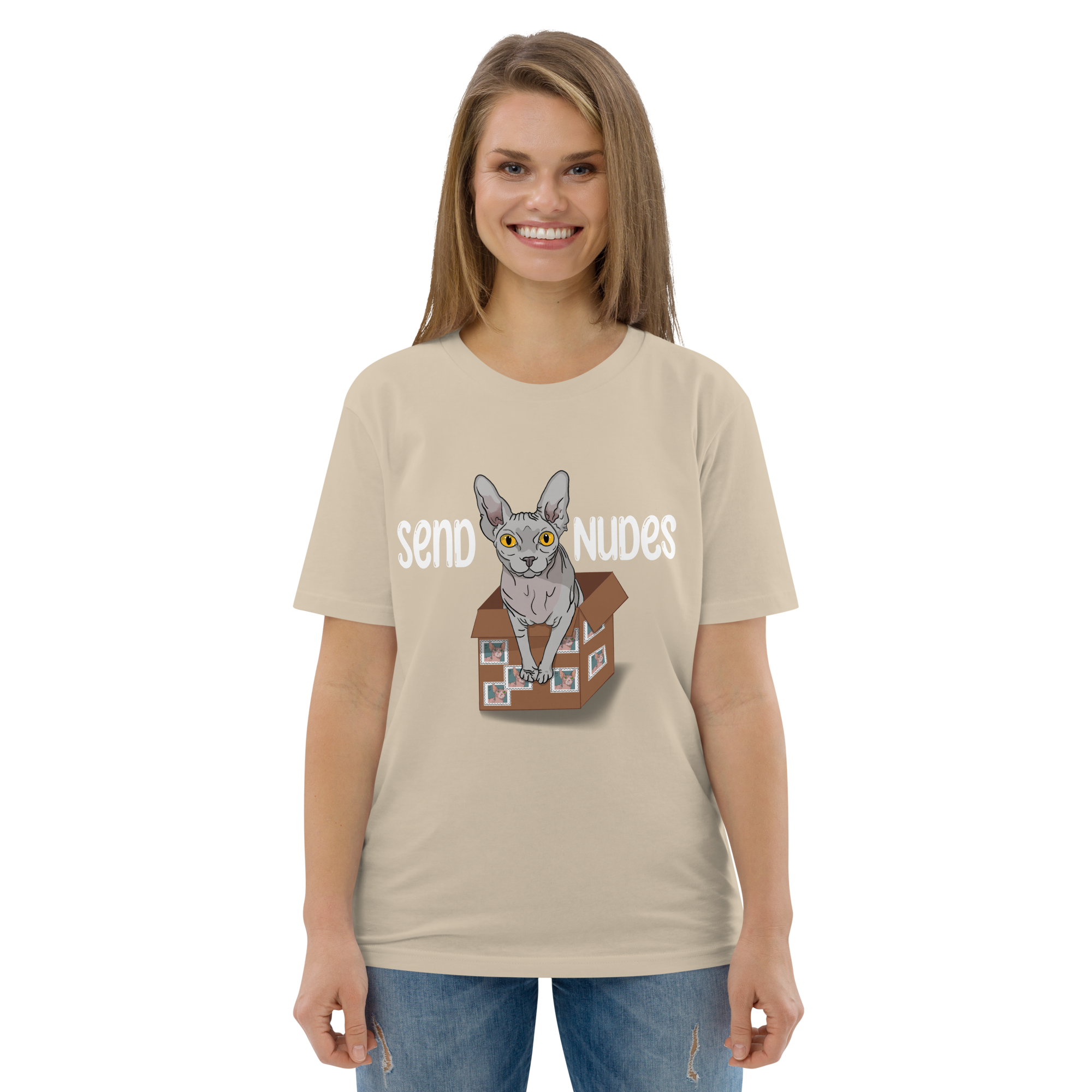 "SEND NUDES" UNISEX ECO TEE