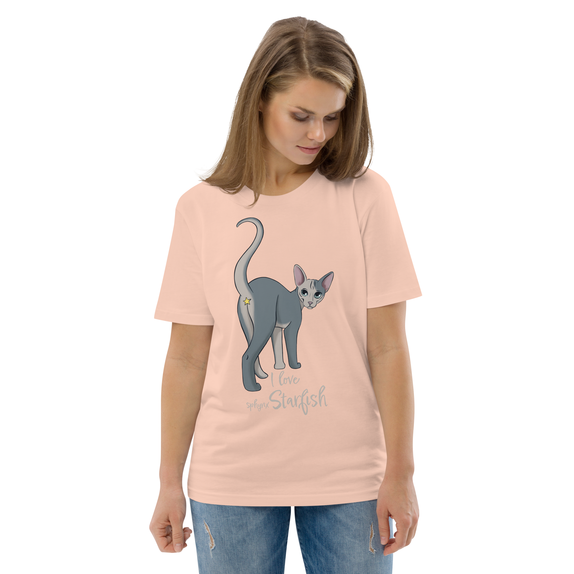 "I LOVE SPHYNX STARFISH" UNISEX ECO TEE