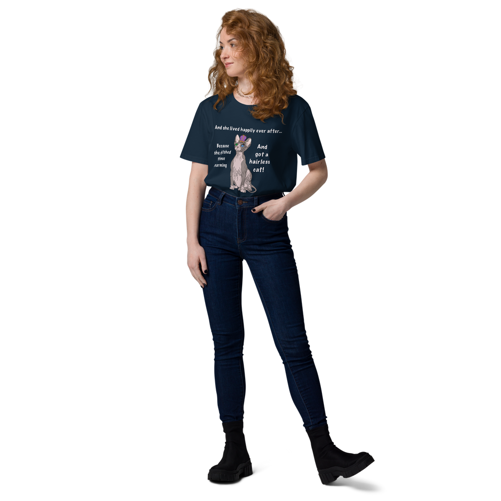 "DITCHED PRINCE CHARMING & GOT A SPHYNX CAT" ECO TEE