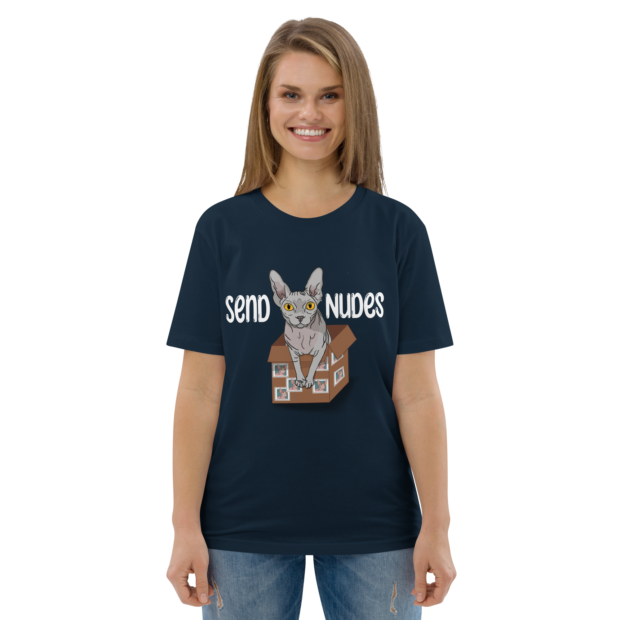 "SEND NUDES" UNISEX ECO TEE