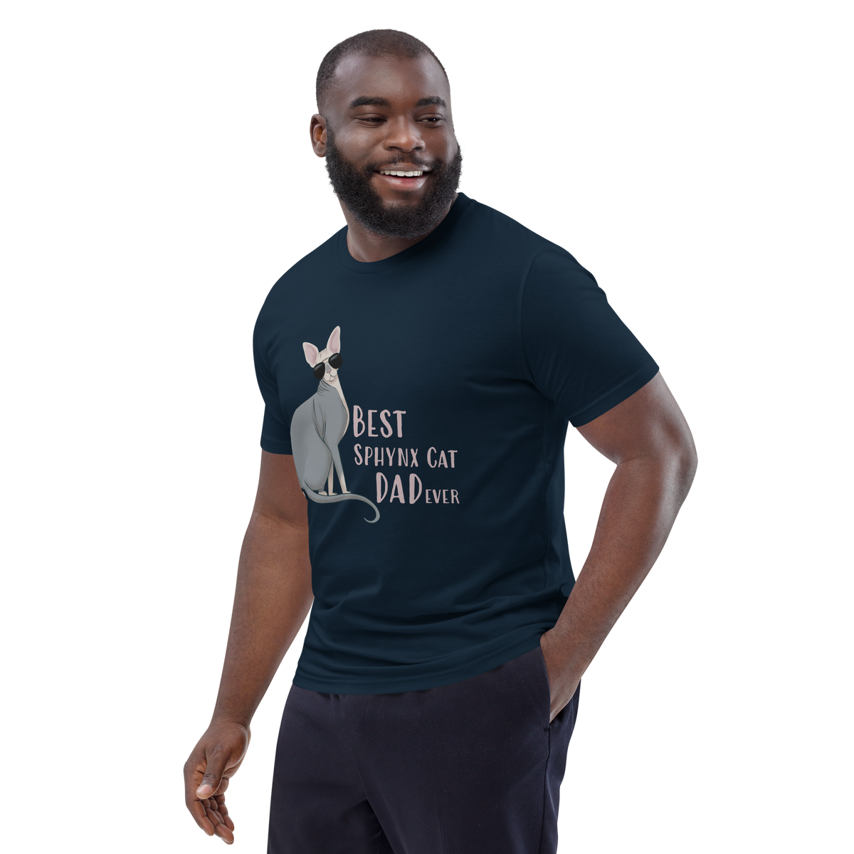 "BEST SPHYNX CAT DAD" UNISEX ECO TEE