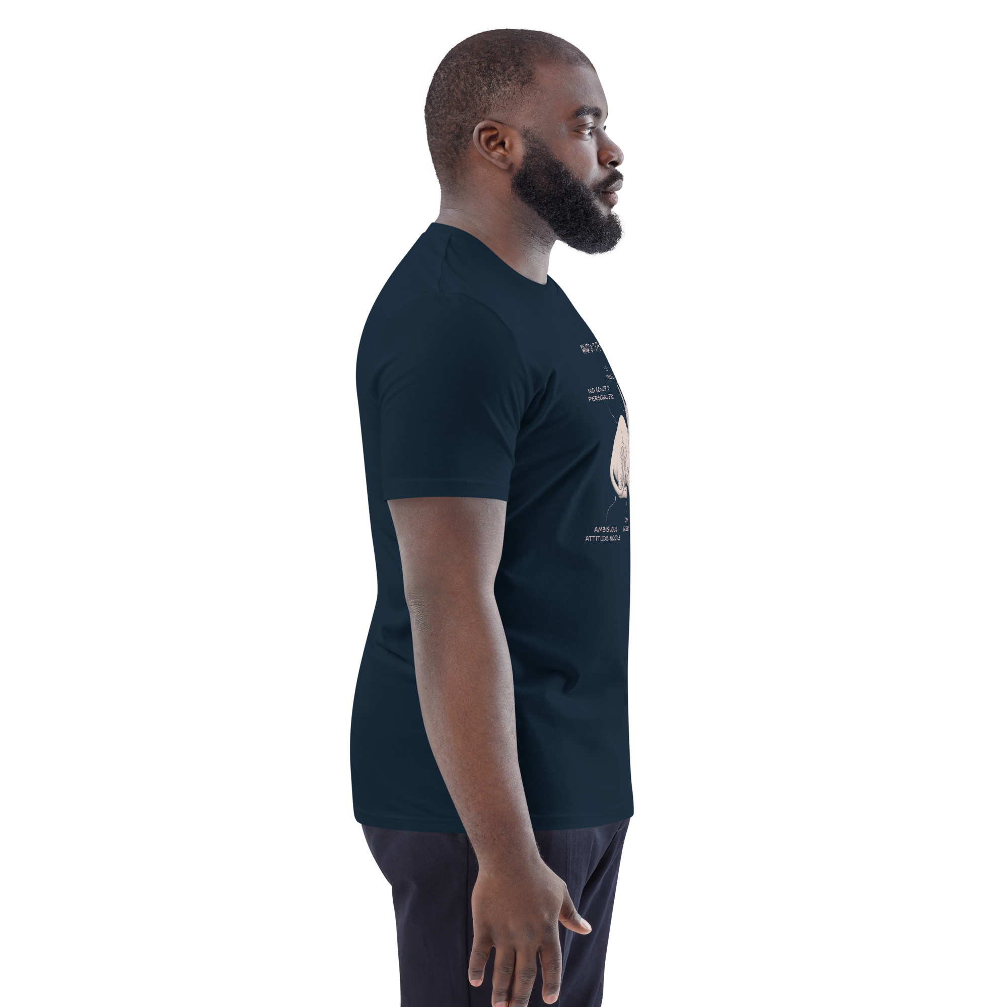 "ANATOMY OF A SPHYNX" UNISEX ORGANIC TEE