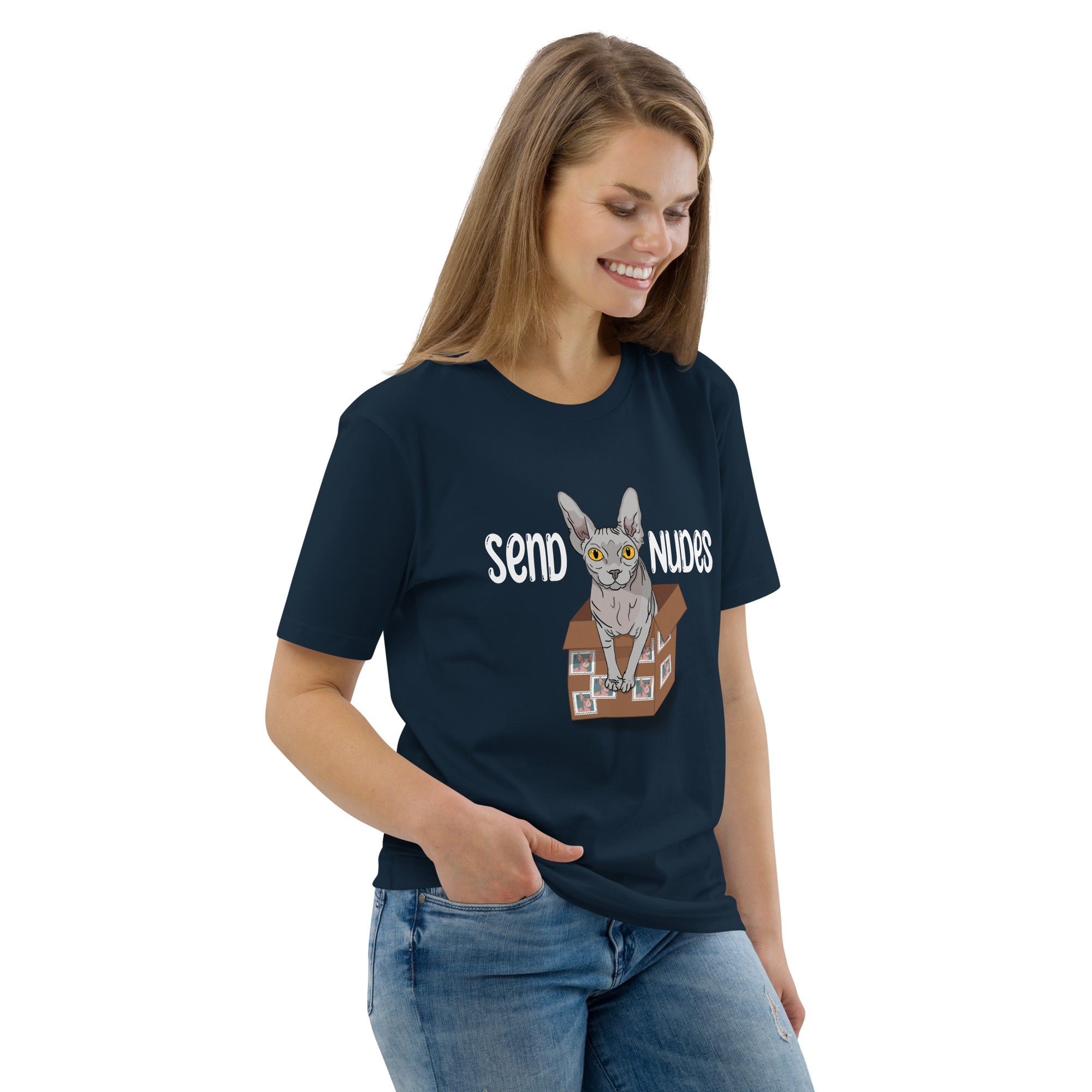 "SEND NUDES" UNISEX ECO TEE