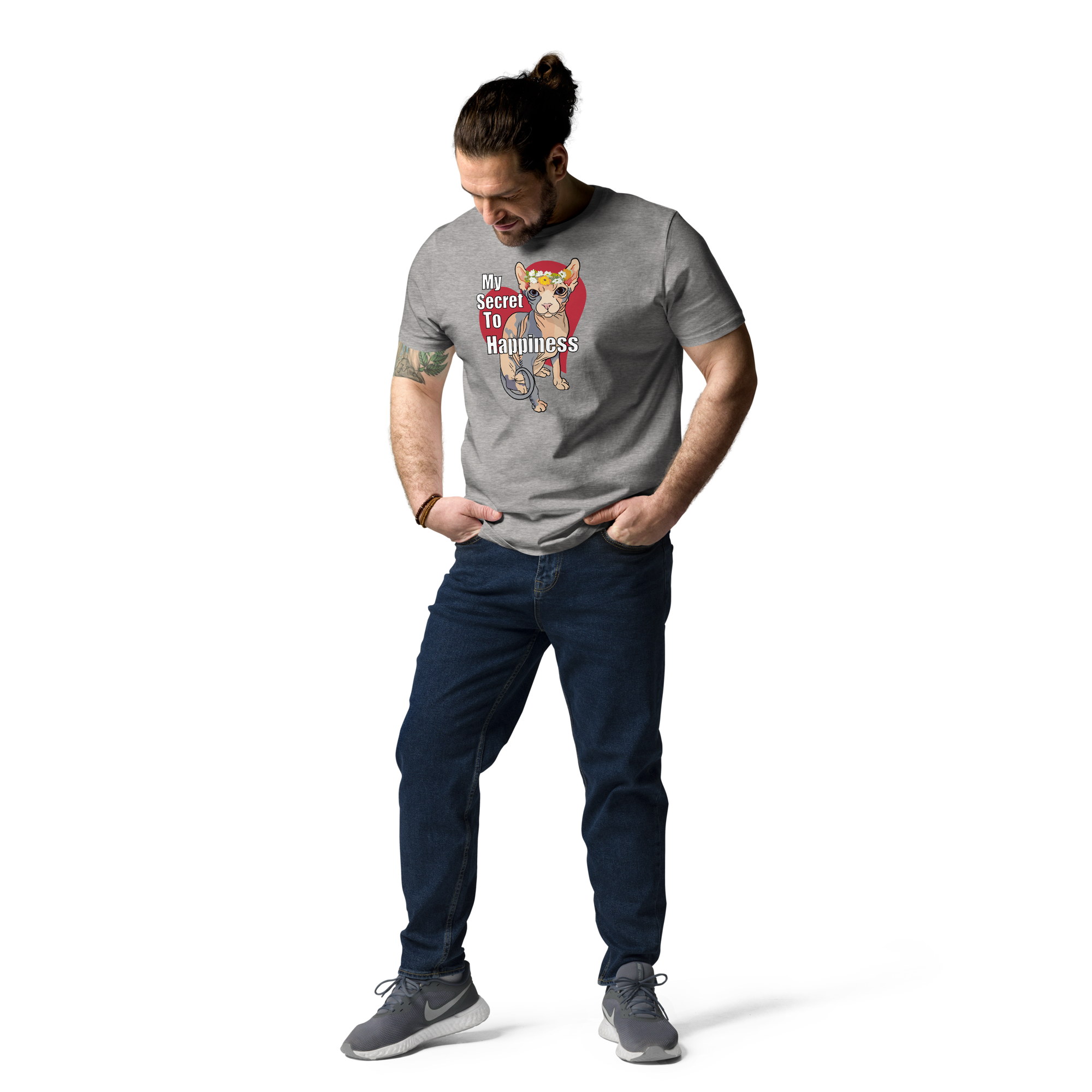 "MY SECRET TO HAPPINESS" UNISEX ECO TEE