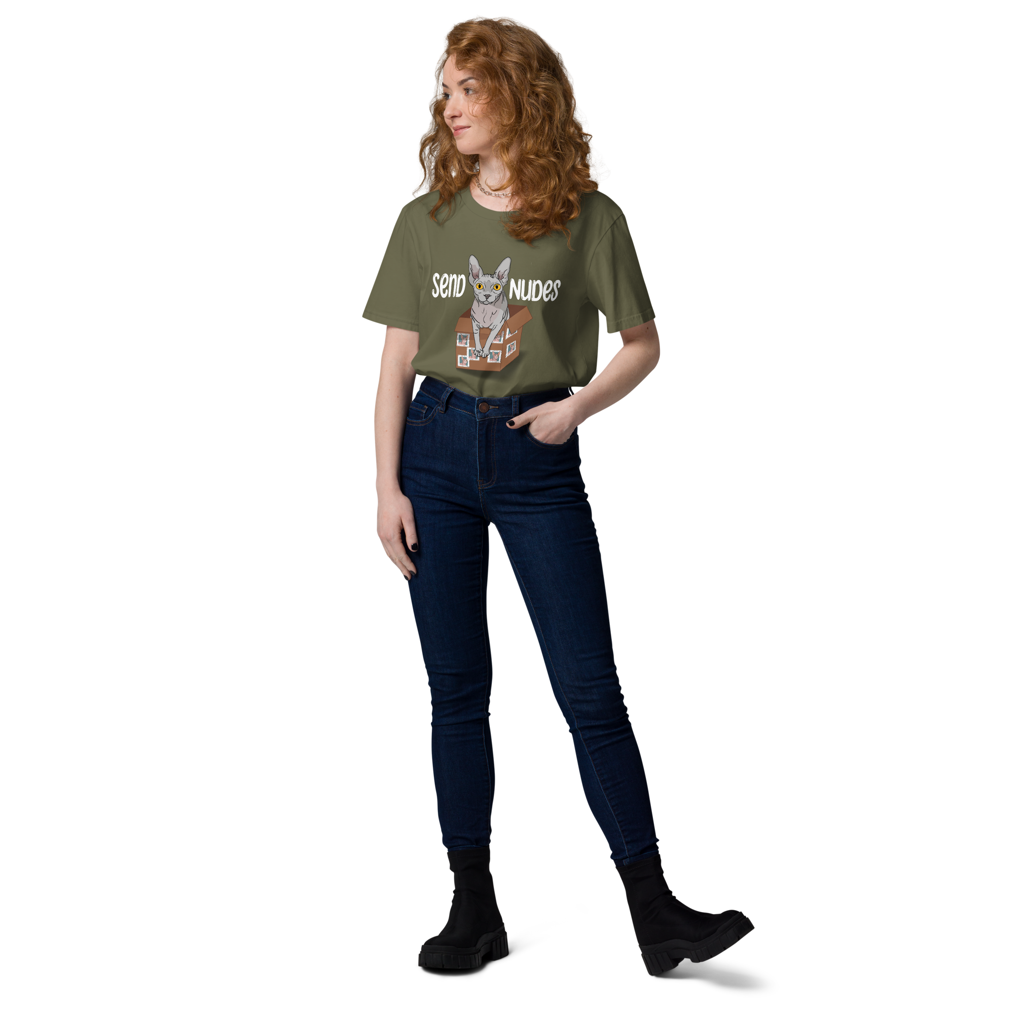 "SEND NUDES" UNISEX ECO TEE