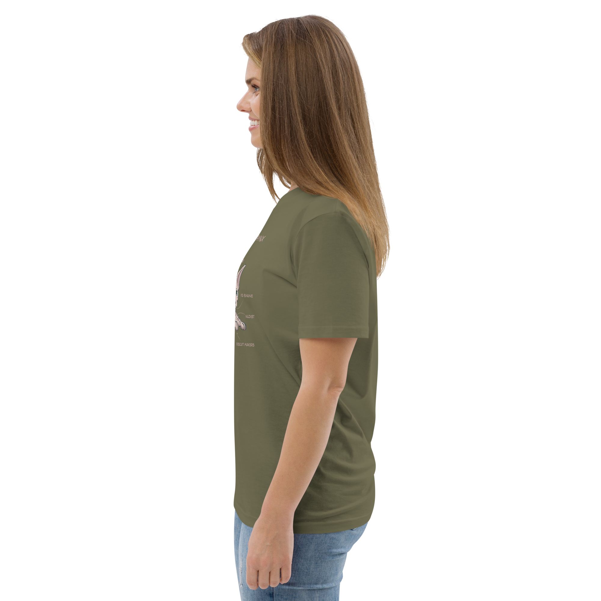 "ANATOMY OF A SPHYNX" UNISEX ORGANIC TEE