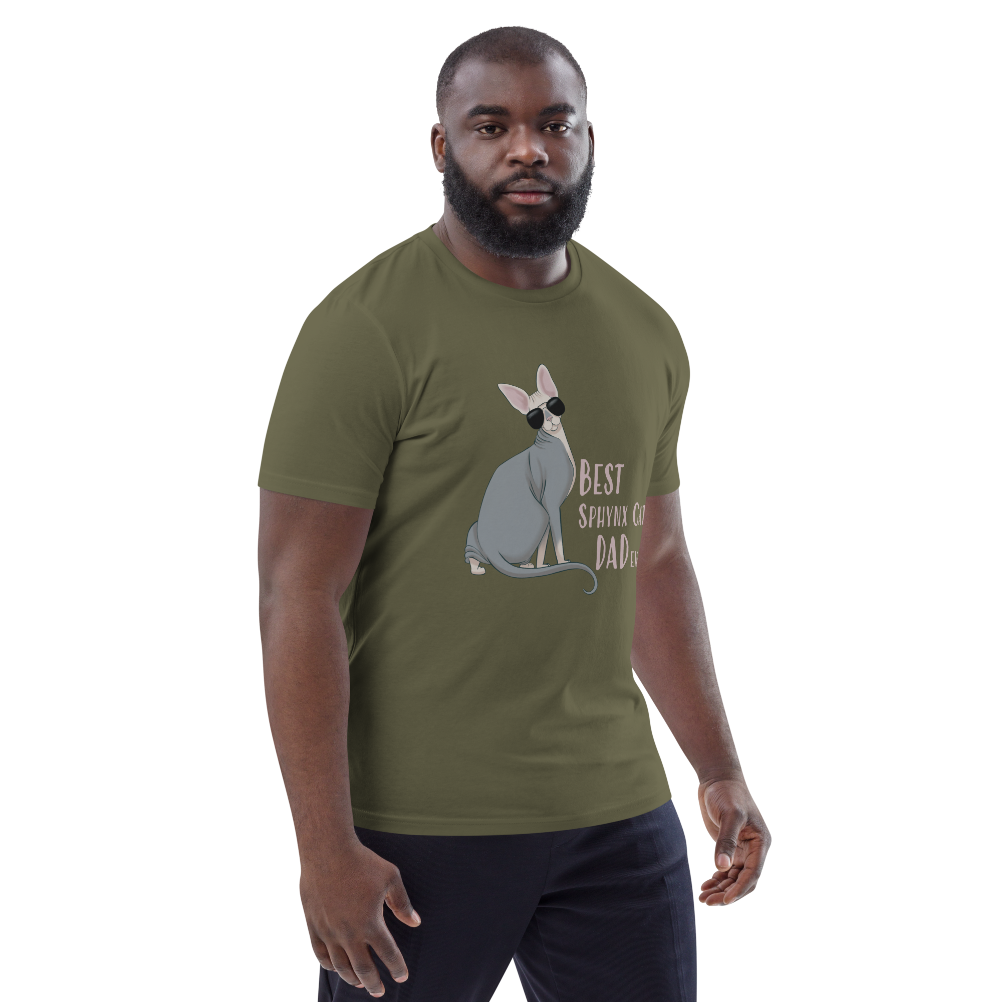 "BEST SPHYNX CAT DAD" UNISEX ECO TEE