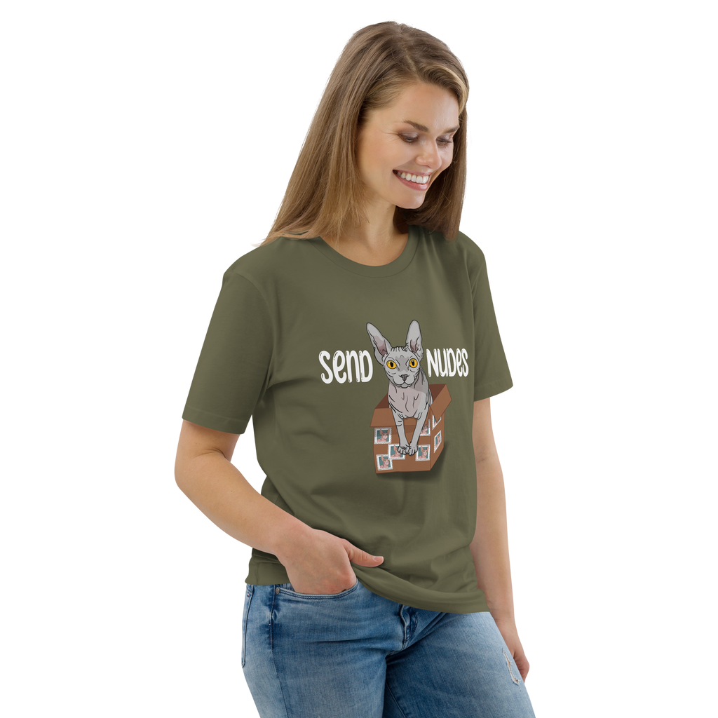 "SEND NUDES" UNISEX ECO TEE