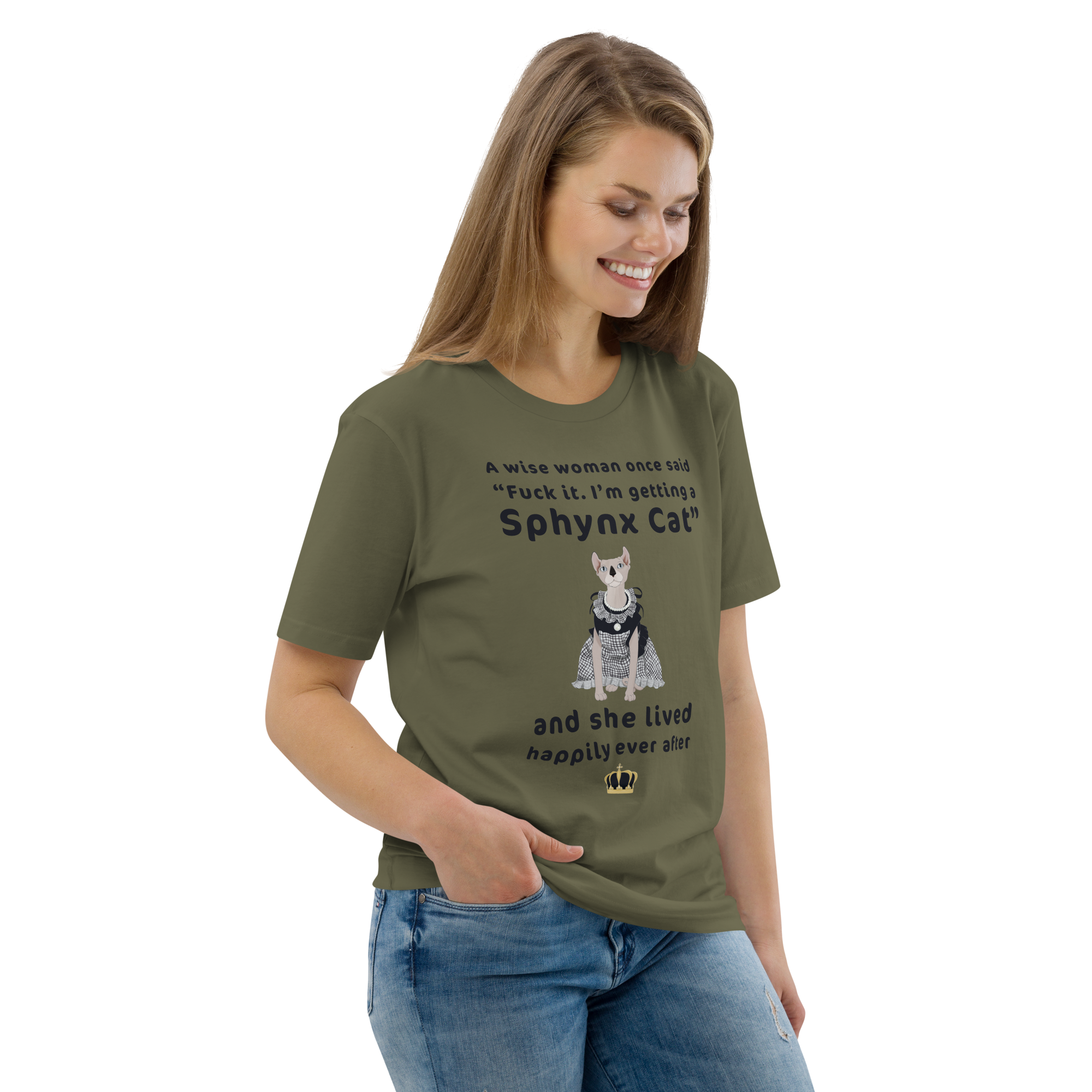 "FUCK IT - I'M GETTING A SPHYNX CAT" ECO TEE