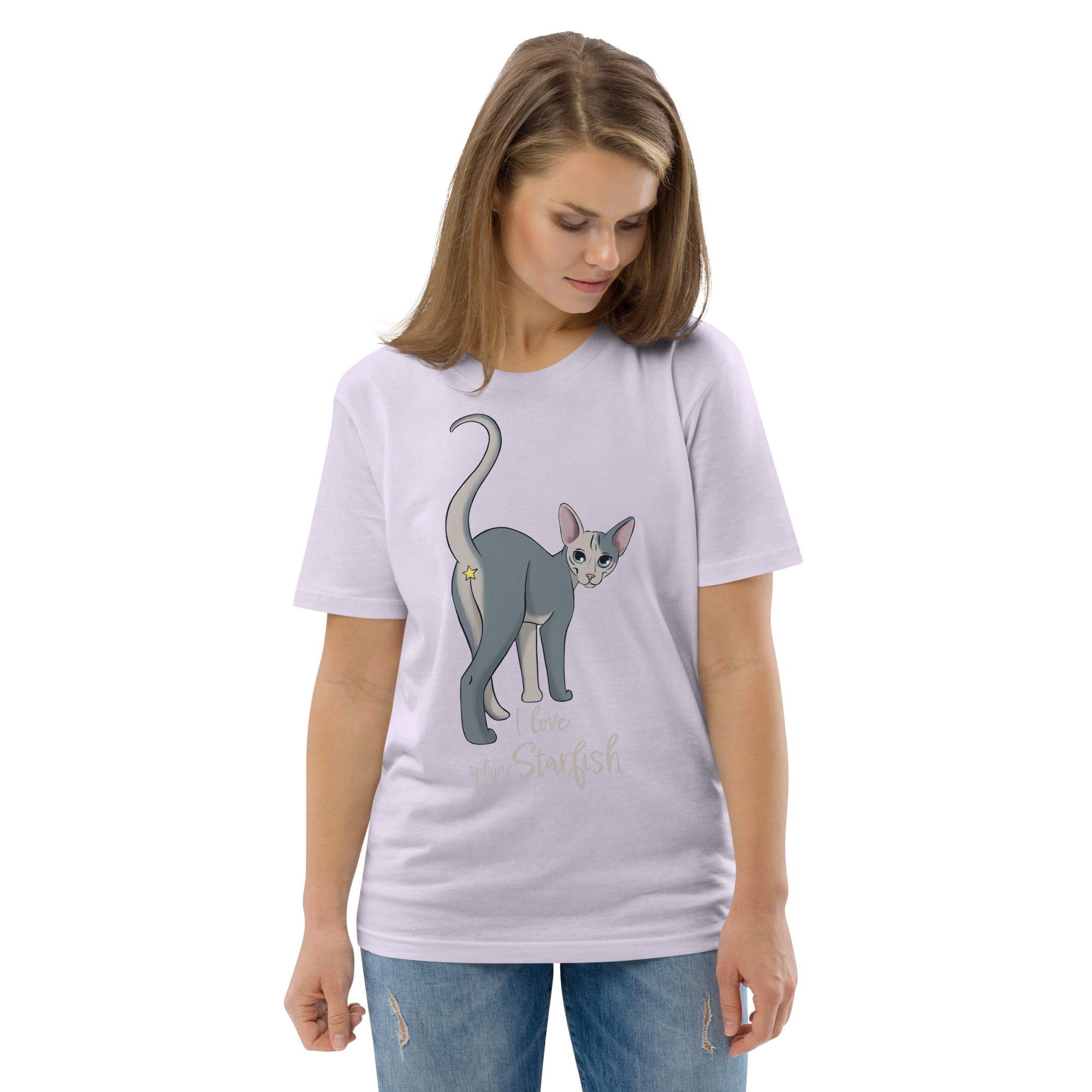 "I LOVE SPHYNX STARFISH" UNISEX ECO TEE
