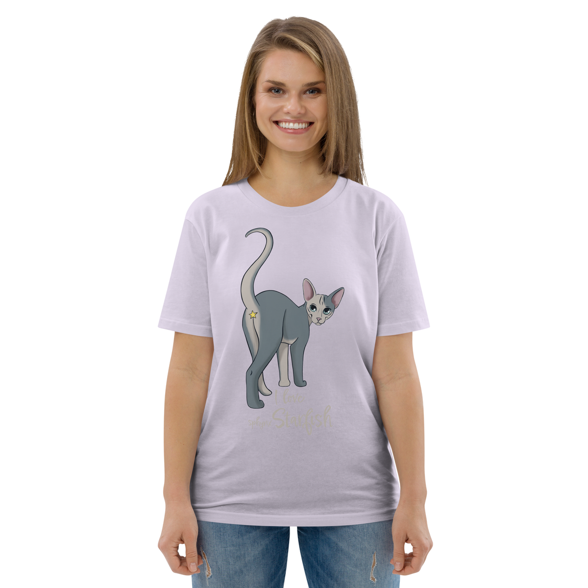 "I LOVE SPHYNX STARFISH" UNISEX ECO TEE