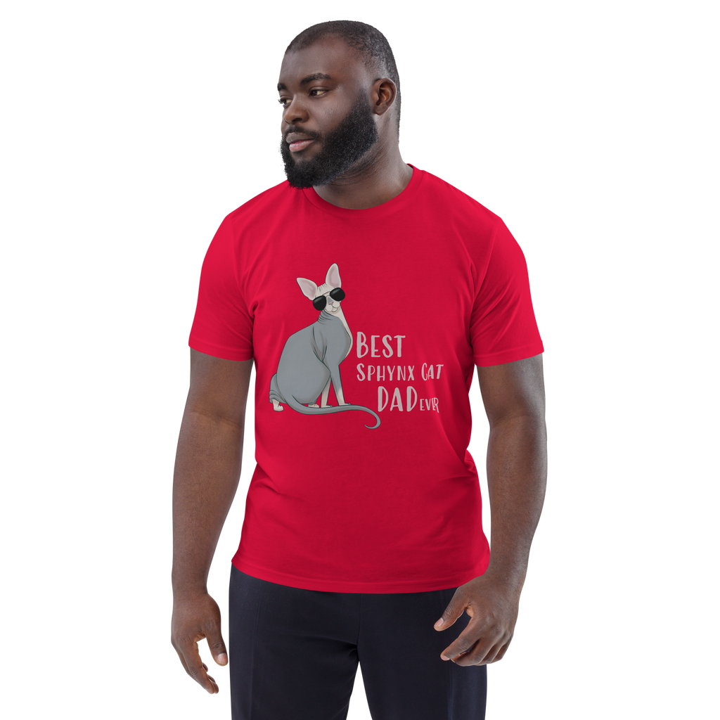 "BEST SPHYNX CAT DAD" UNISEX ECO TEE