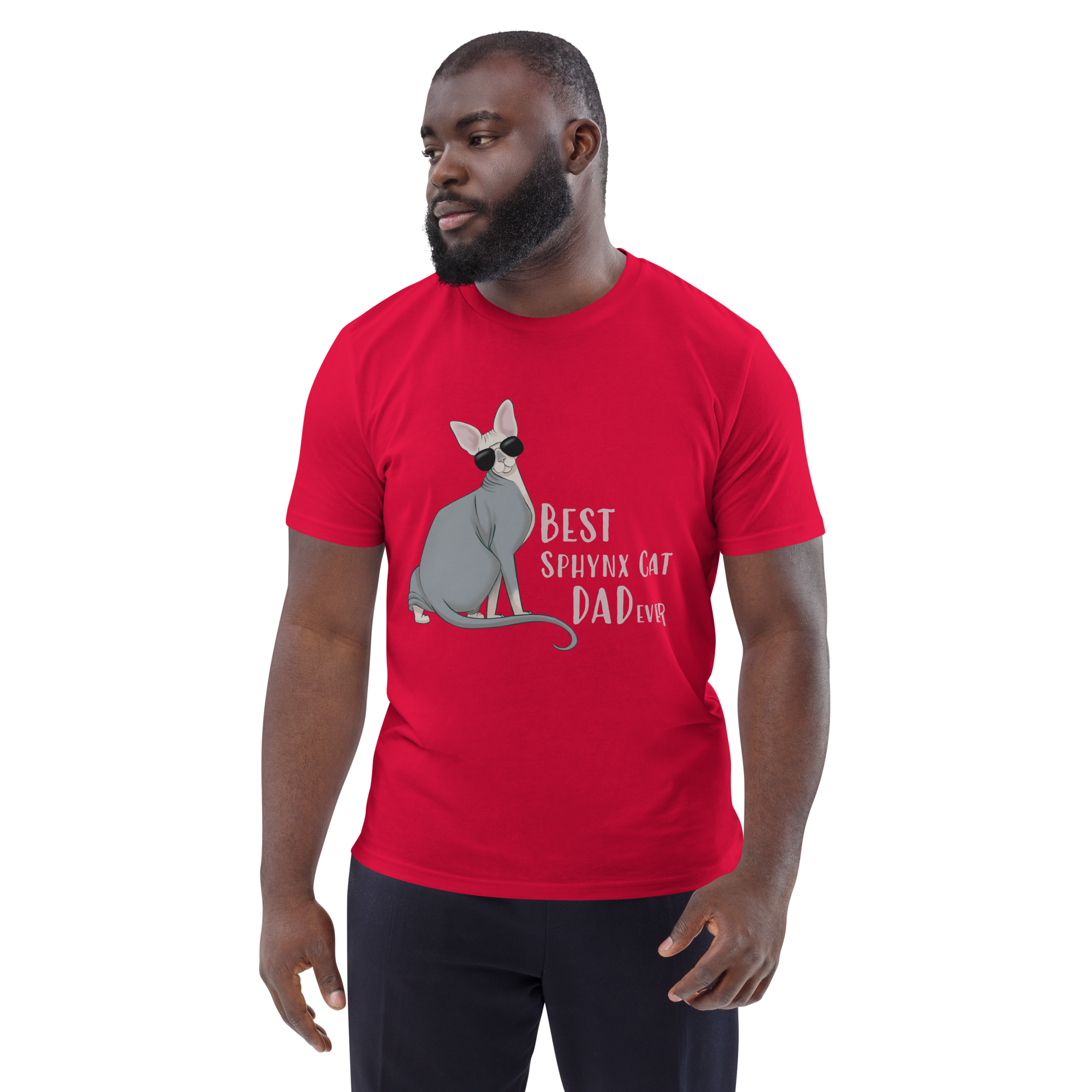 "BEST SPHYNX CAT DAD" UNISEX ECO TEE