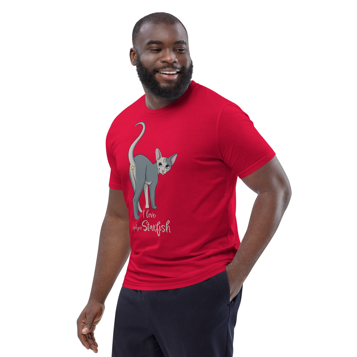 "I LOVE SPHYNX STARFISH" UNISEX ECO TEE