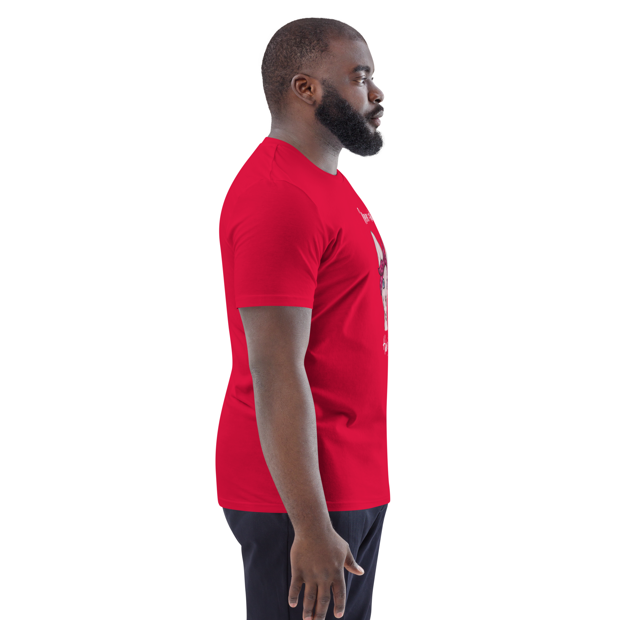"NEVER A BAD HAIR DAY" UNISEX ECO TEE