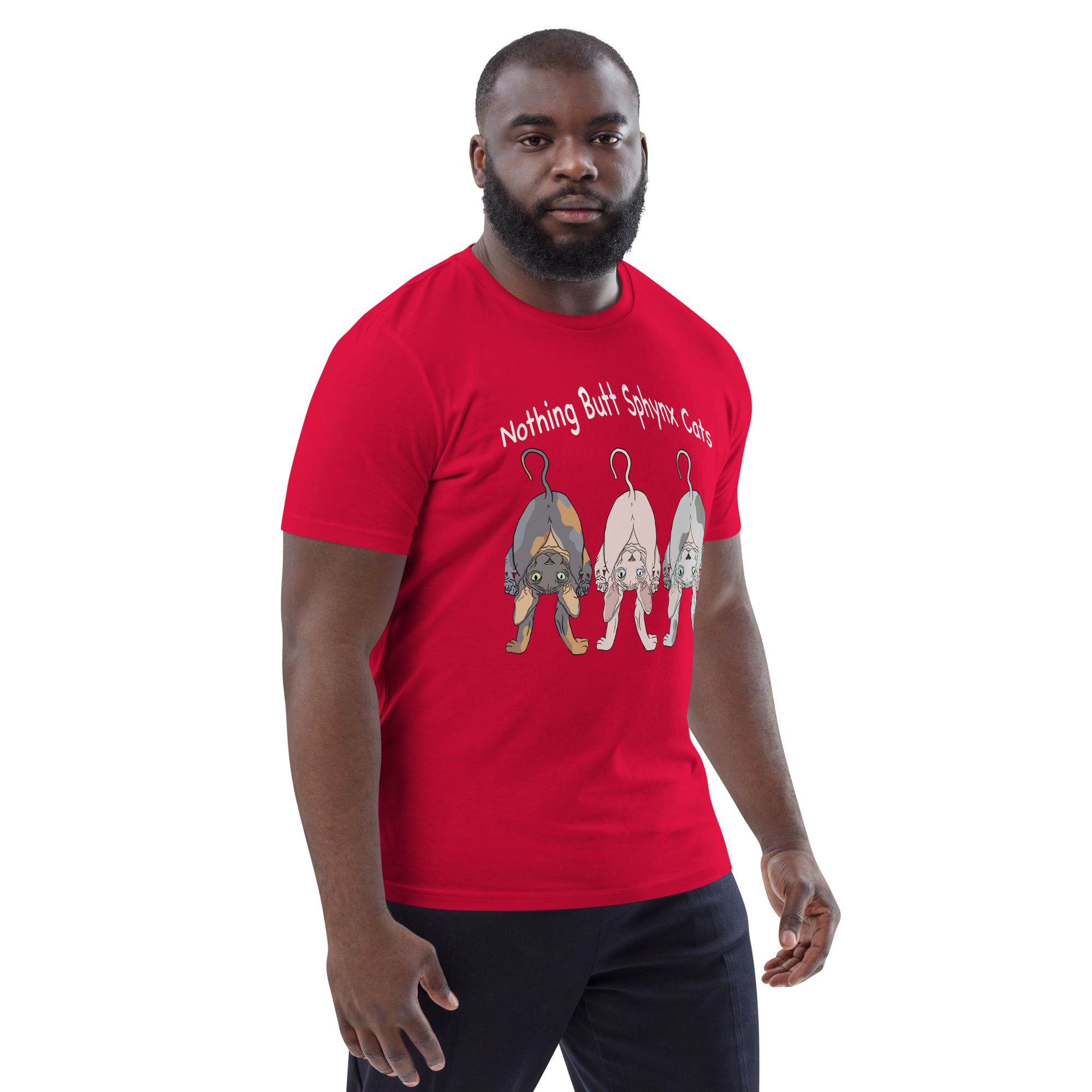 "NOTHING BUTT SPHYNX CATS" UNISEX ECO TEE