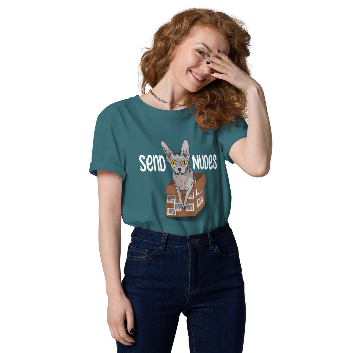 "SEND NUDES" UNISEX ECO TEE