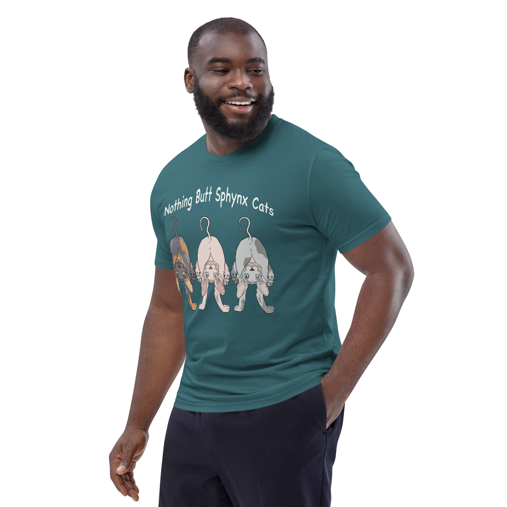 "NOTHING BUTT SPHYNX CATS" UNISEX ECO TEE
