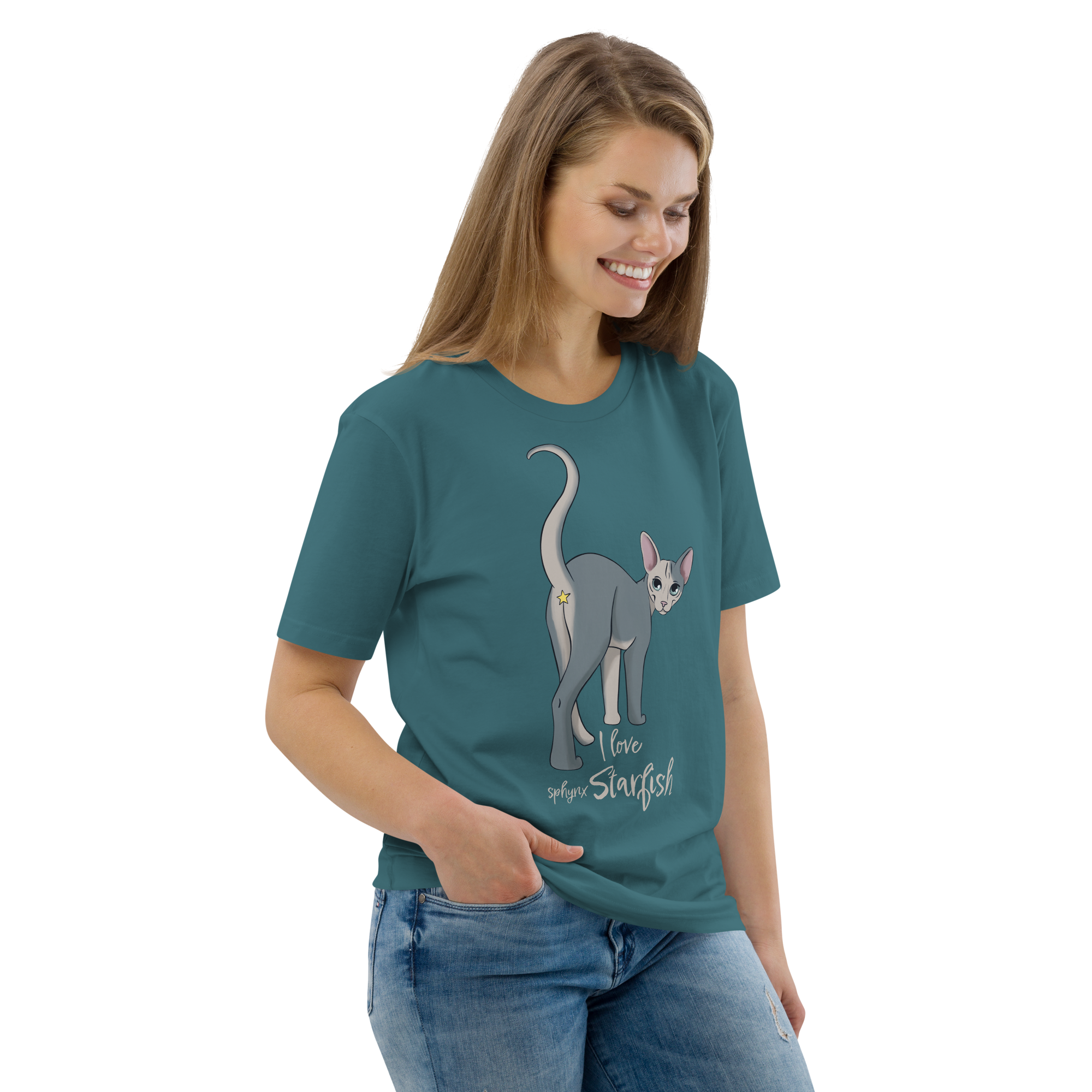 "I LOVE SPHYNX STARFISH" UNISEX ECO TEE
