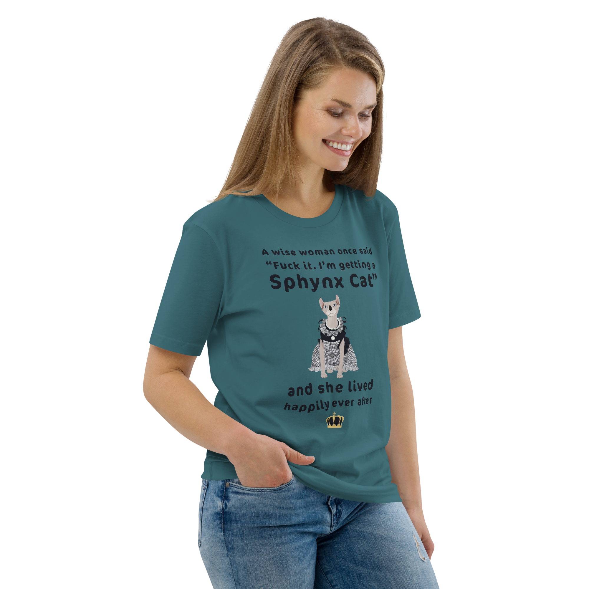 "FUCK IT - I'M GETTING A SPHYNX CAT" ECO TEE
