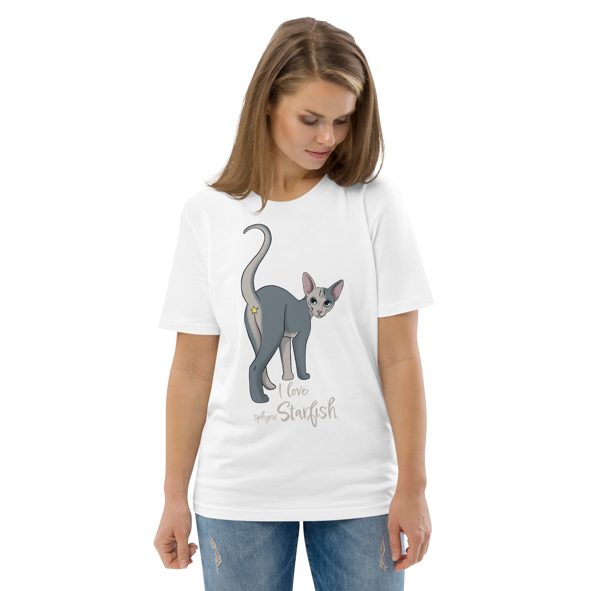 "I LOVE SPHYNX STARFISH" UNISEX ECO TEE