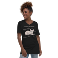 "ANATOMY OF A SPHYNX" WOMAN'S V-NECK TEE