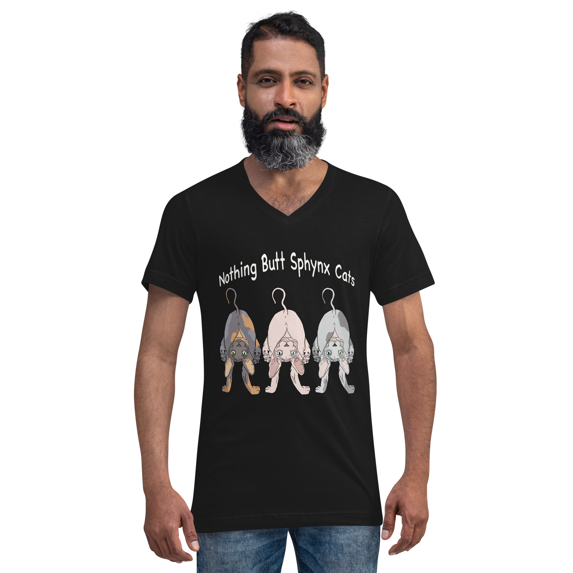 "NOTHING BUTT SPHYNX" UNISEX ECO TEE