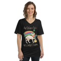 "MY SPHYNX CAT IS MY LUCKY CHARM" - V-NECK UNISEX TEE