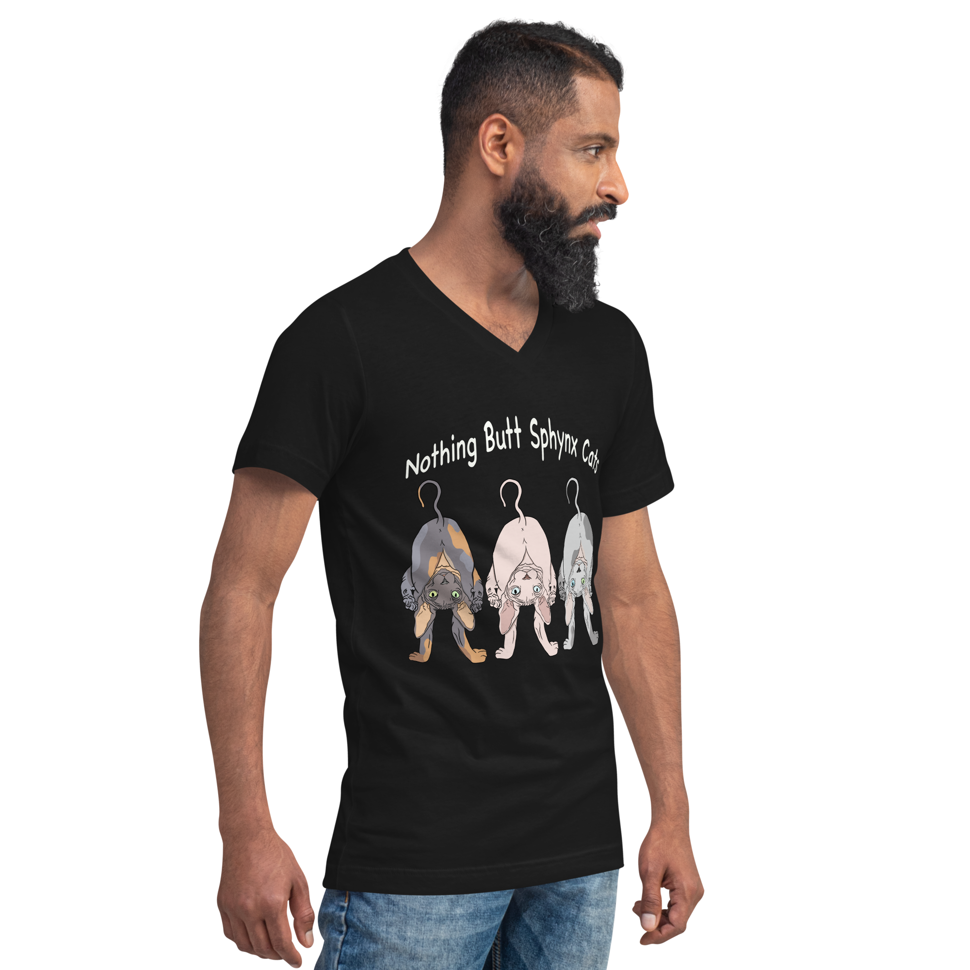 "NOTHING BUTT SPHYNX" UNISEX ECO TEE