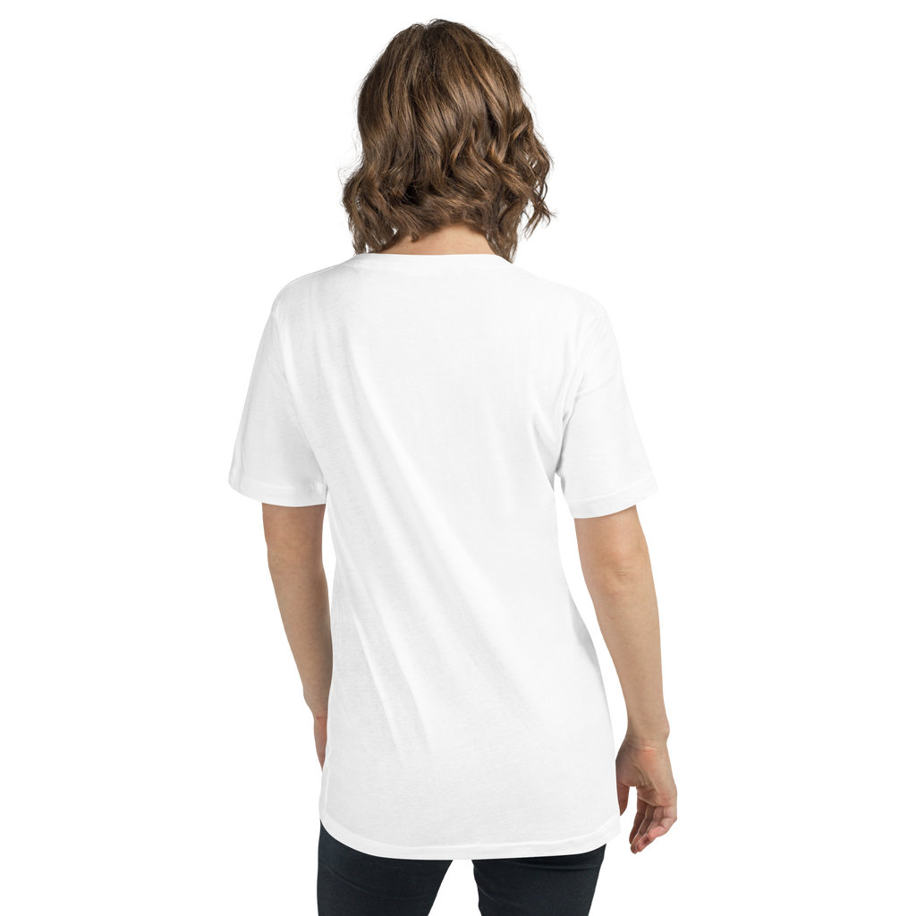 "MY SPHYNX CAT IS MY LUCKY CHARM" - V-NECK UNISEX TEE