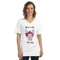 "NEVER A BAD HAIR DAY" UNISEX ECO TEE