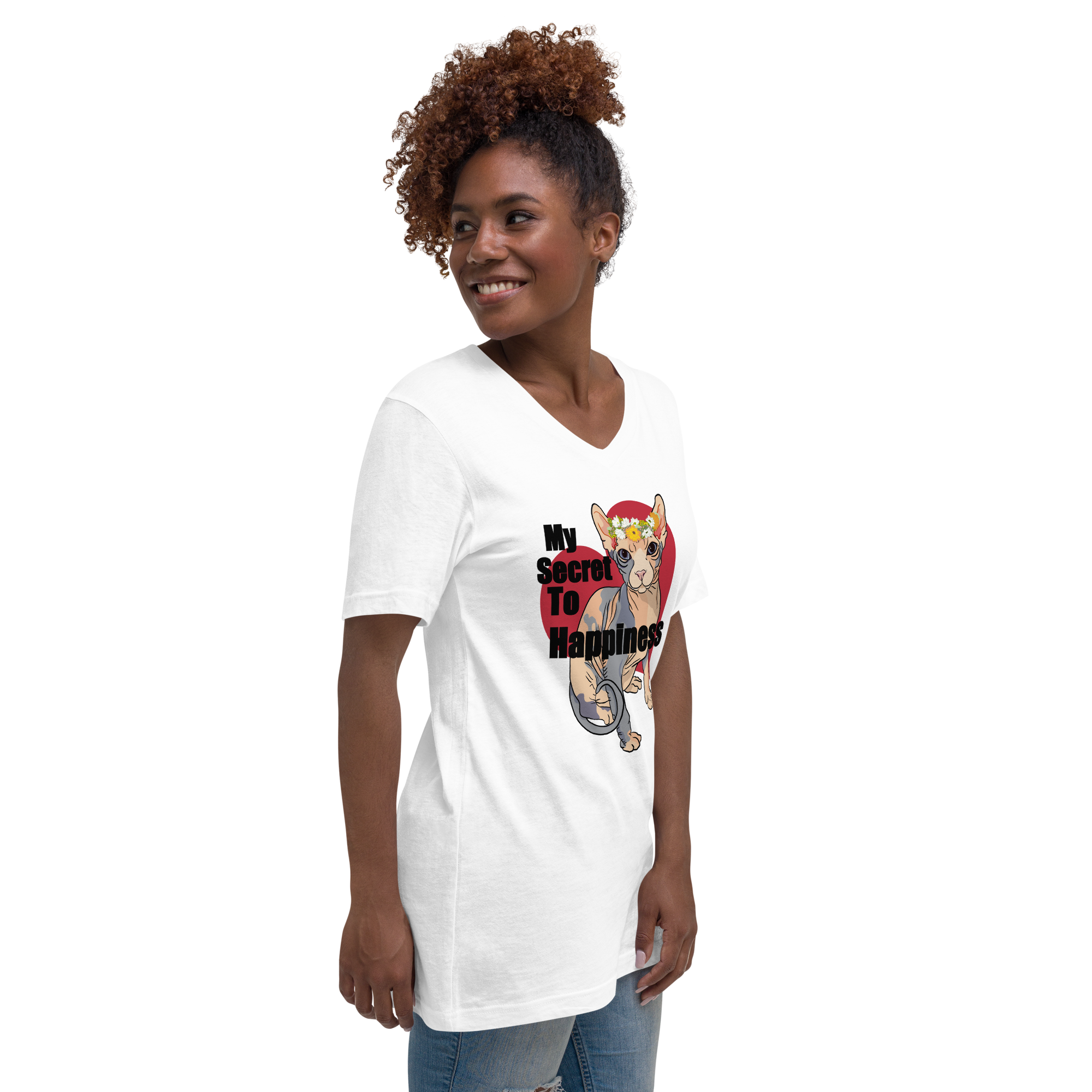 "MY SECRET TO HAPPINESS" UNISEX ECO TEE