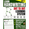 Learn Handwriting: Dot to Dot Practice Print book (Trace Letters Of The Alphabet and Sight Words) - Paperback