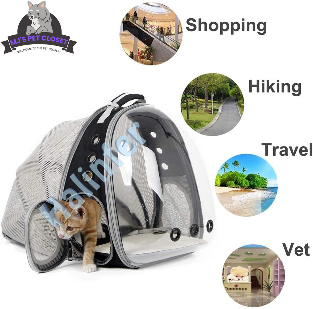 Cat Bubble Backpack with Fan – Fits Cats up to 12 lbs